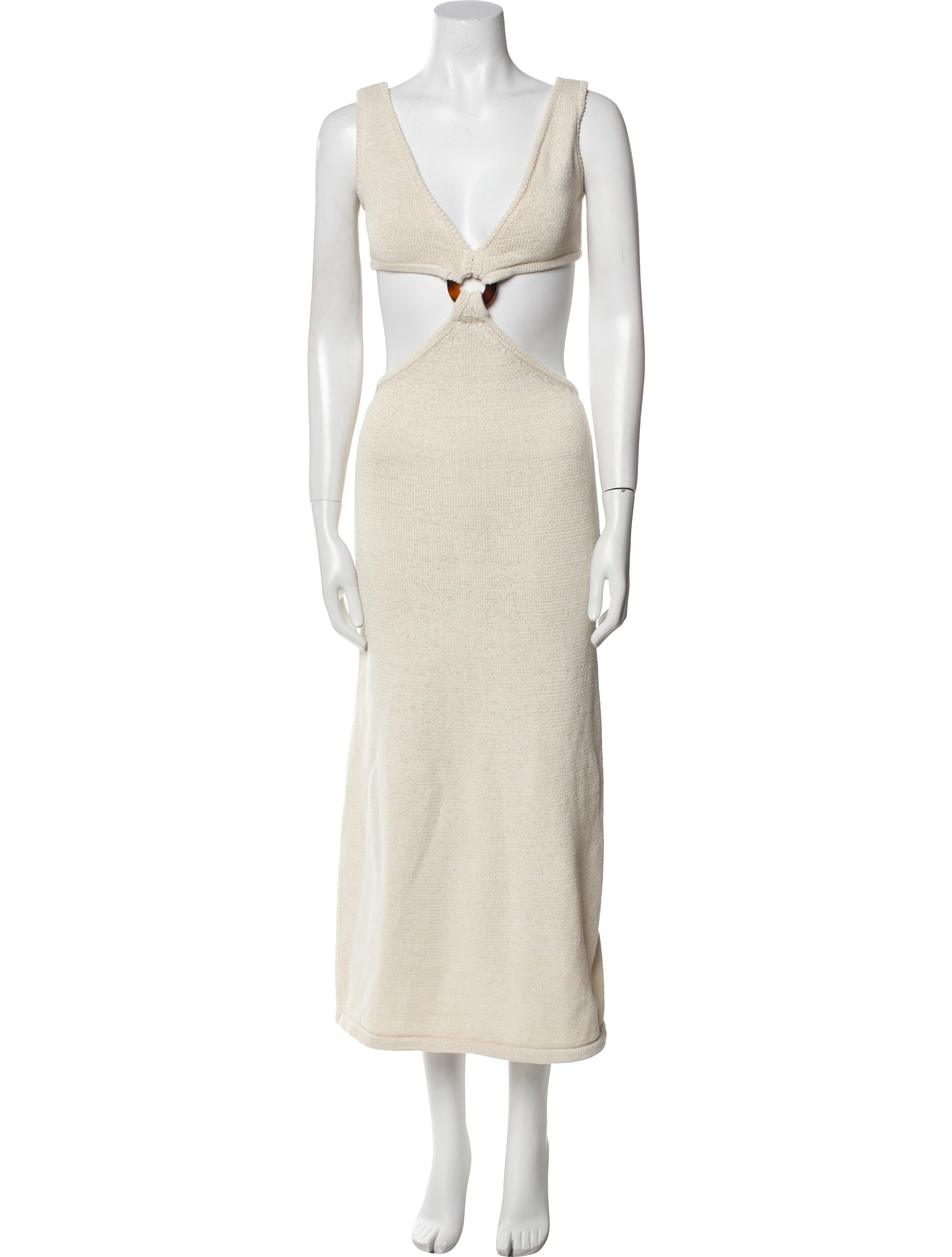 Cult Gaia Printed Long Dress