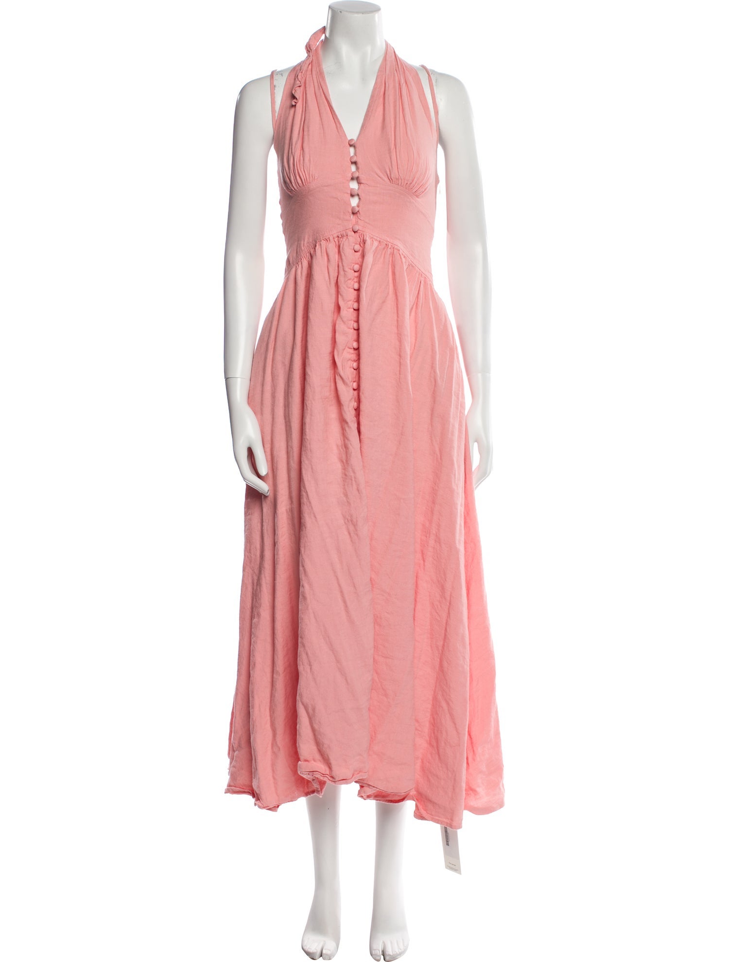 Cult Gaia V-Neck Long Dress