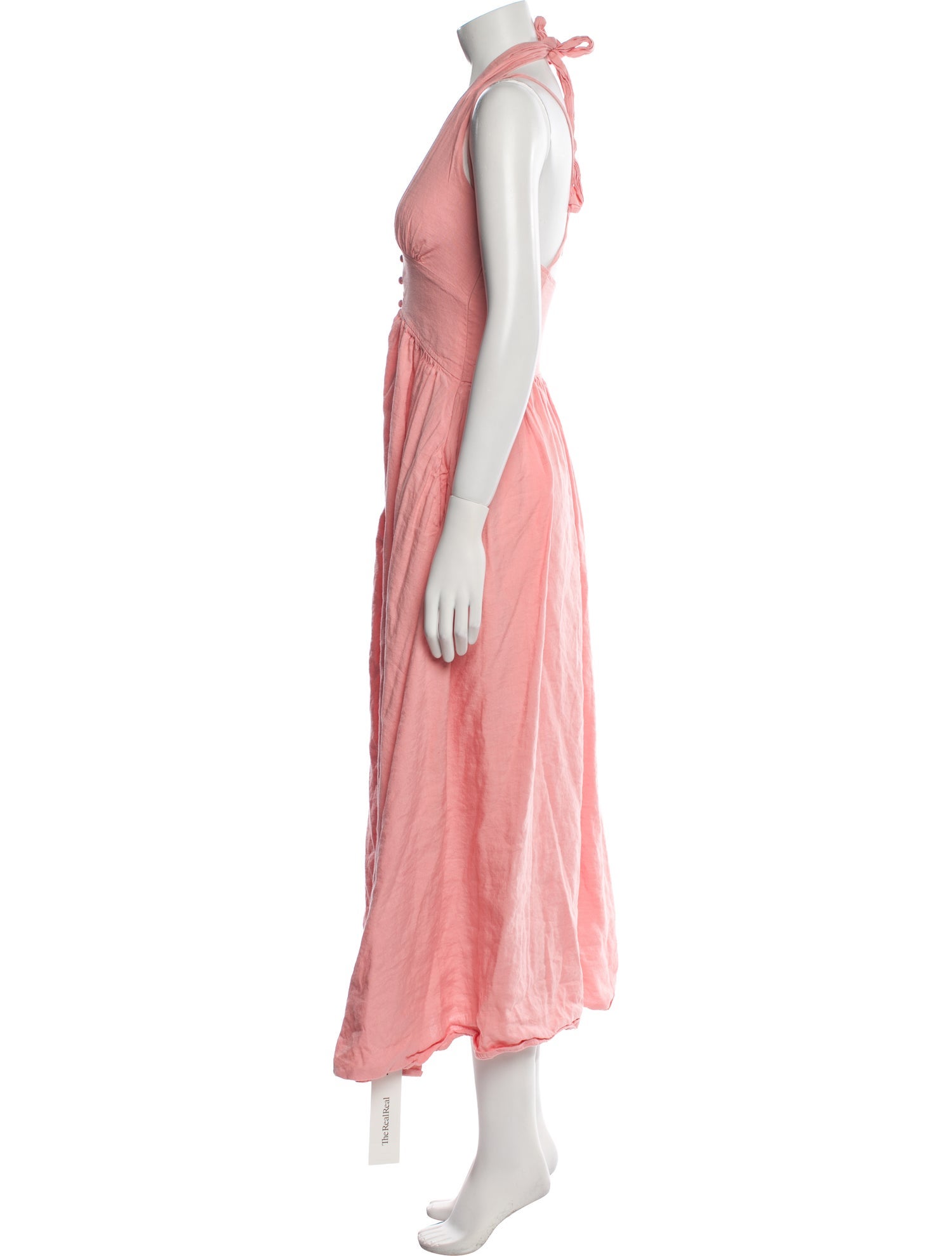 Cult Gaia V-Neck Long Dress