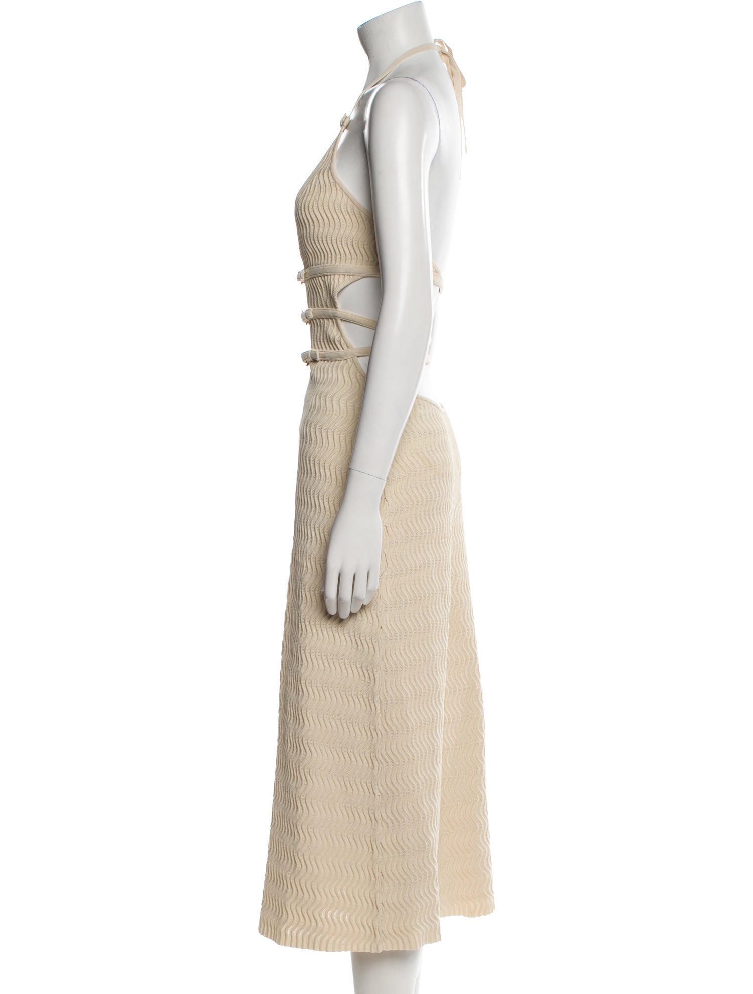 Cult Gaia Halterneck Midi Length Dress