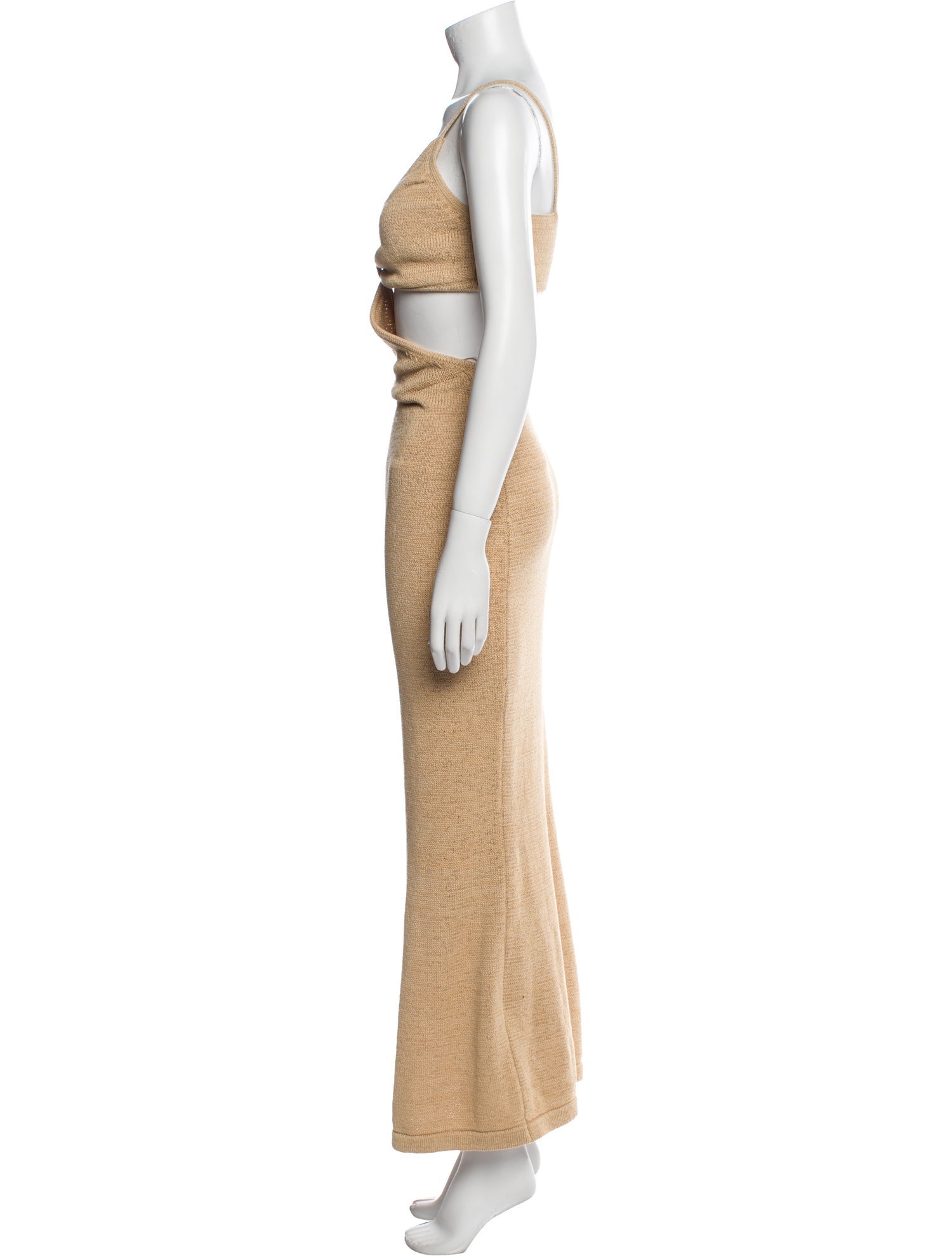 Cult Gaia V-Neck Long Dress