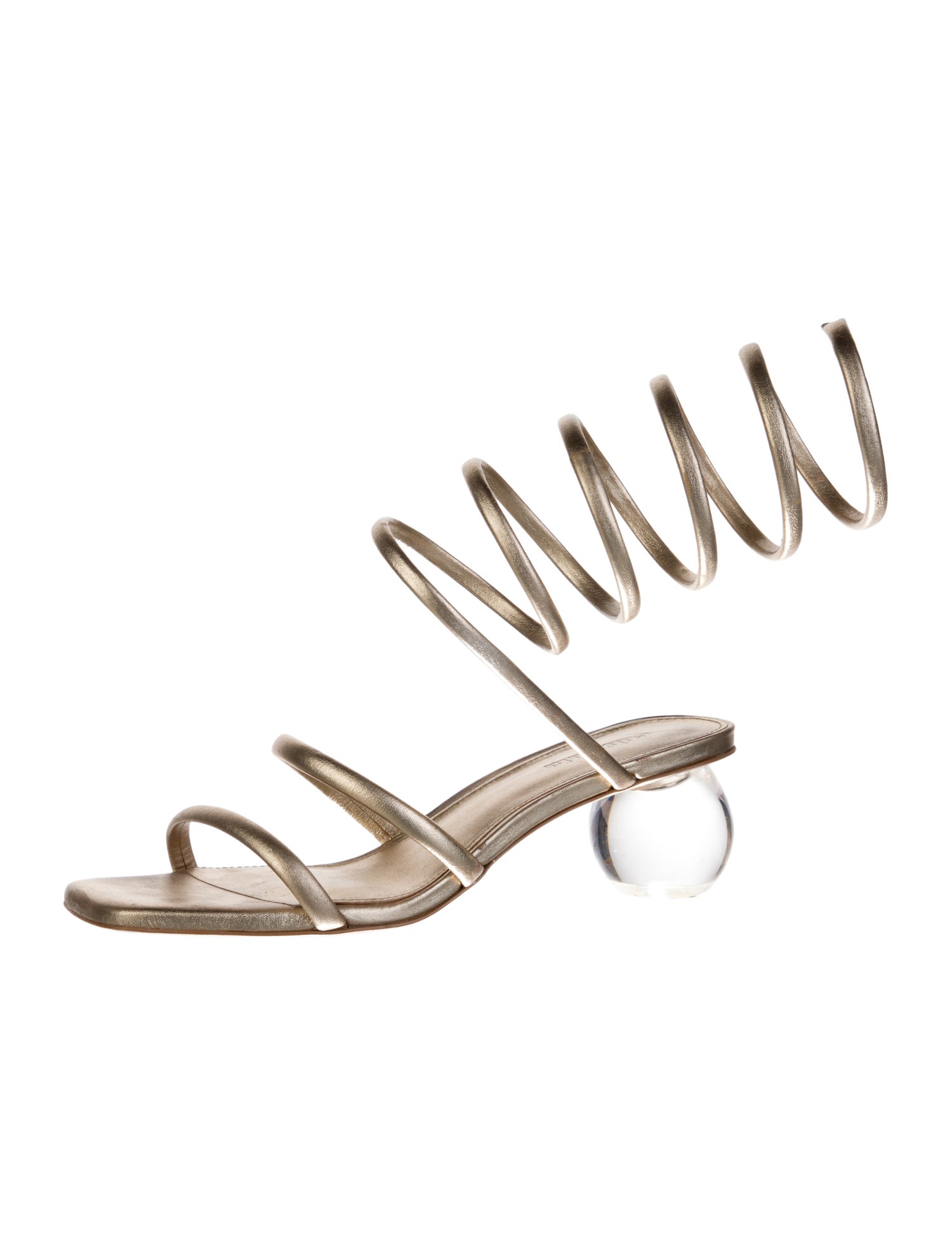 Cult Gaia Leather Gladiator Sandals