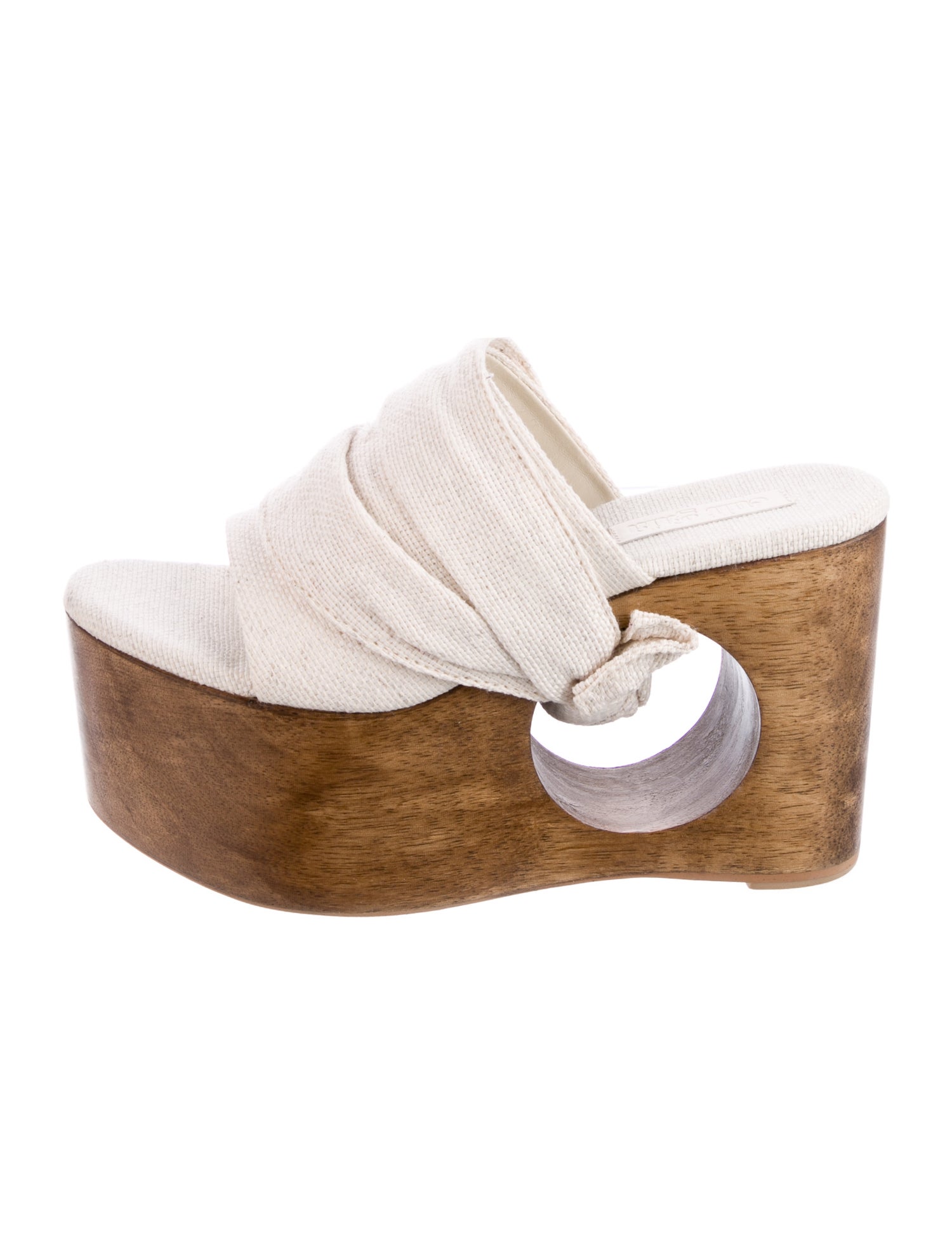 Cult Gaia Canvas Cutout Accent Slides