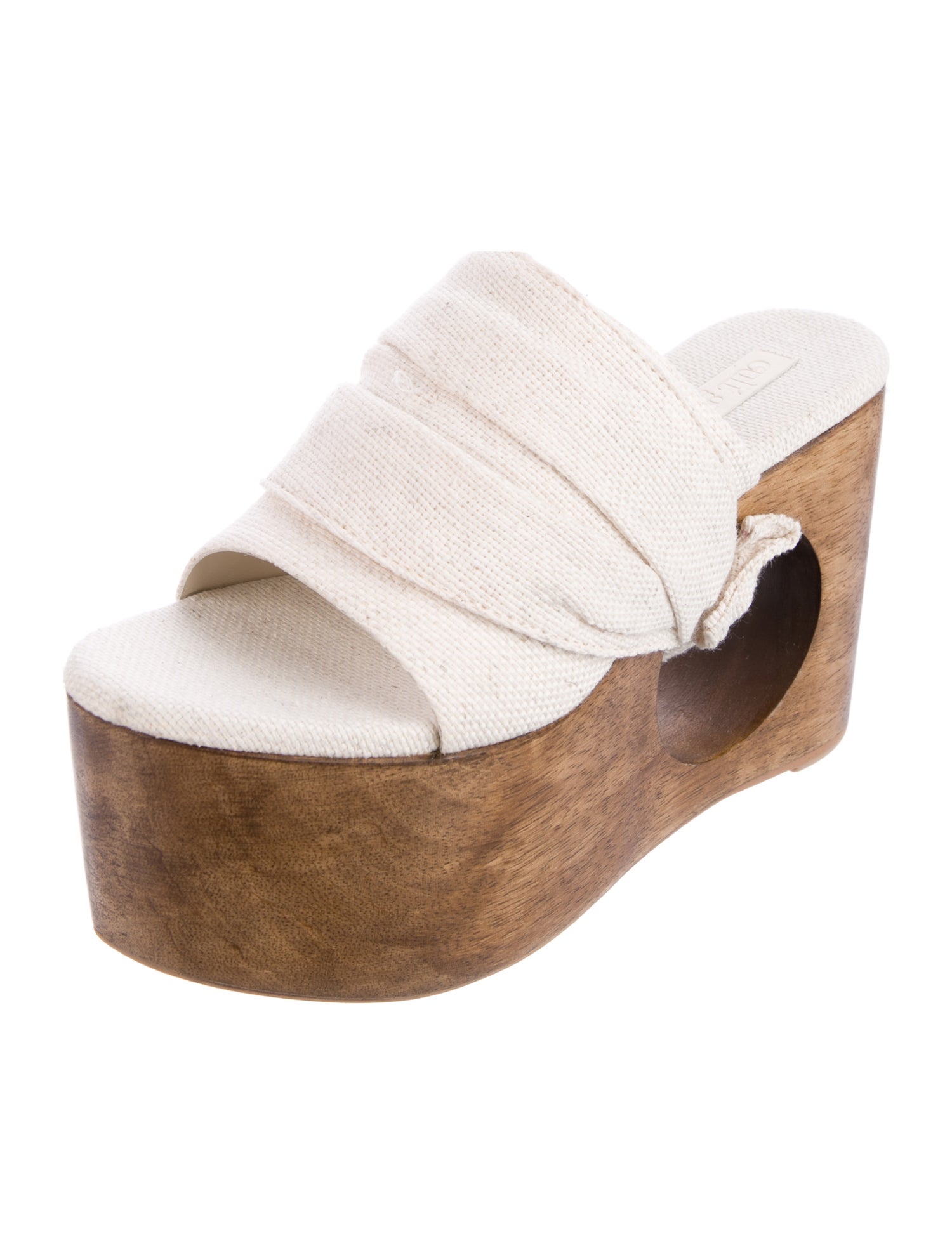 Cult Gaia Canvas Cutout Accent Slides