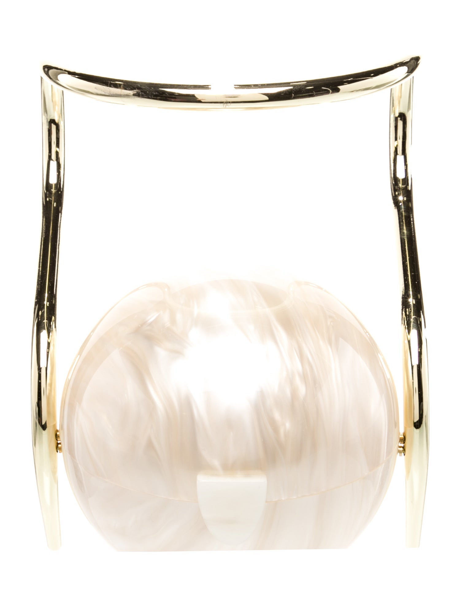 Cult Gaia Acrylic Top Handle Bag