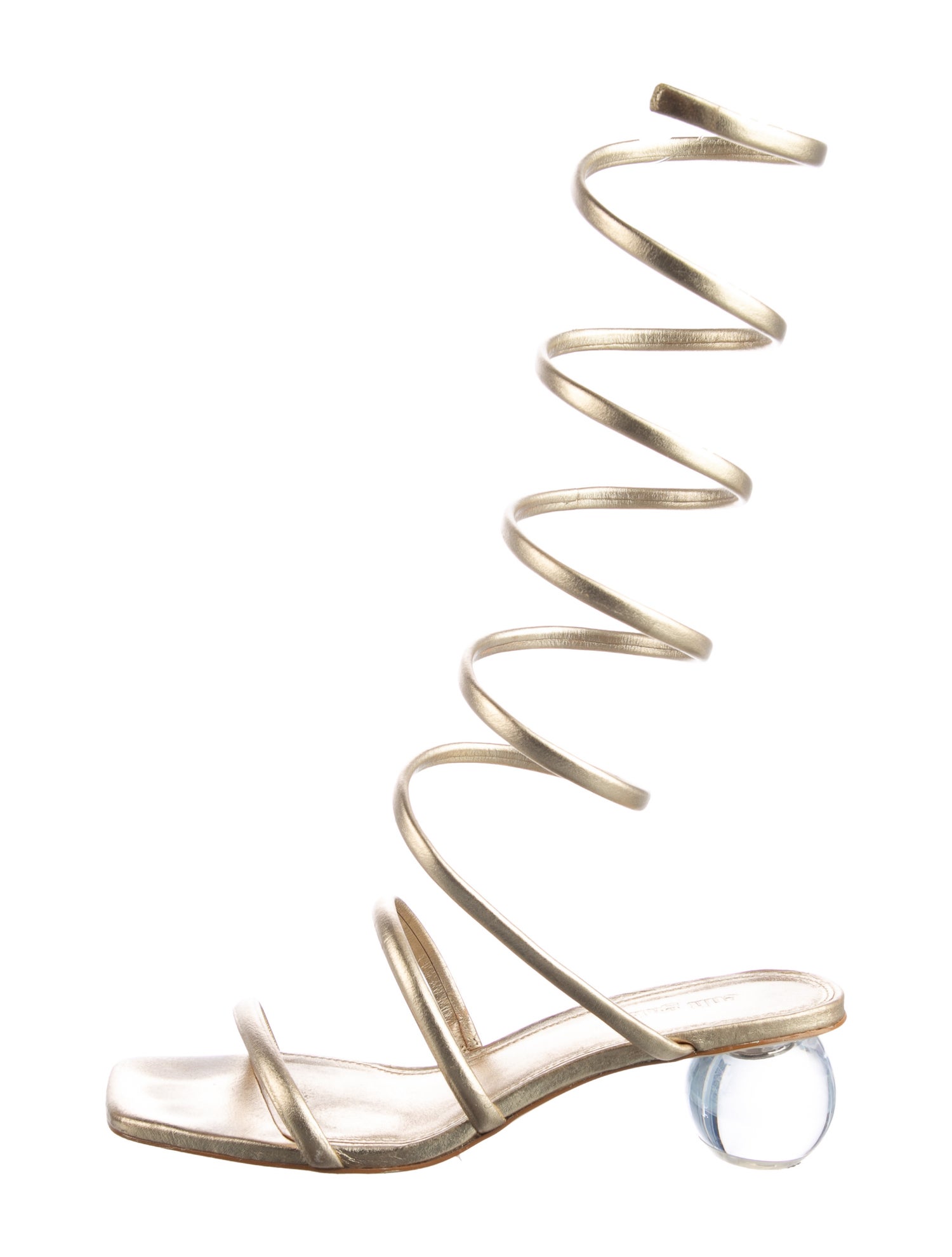 Cult Gaia Leather Gladiator Sandals
