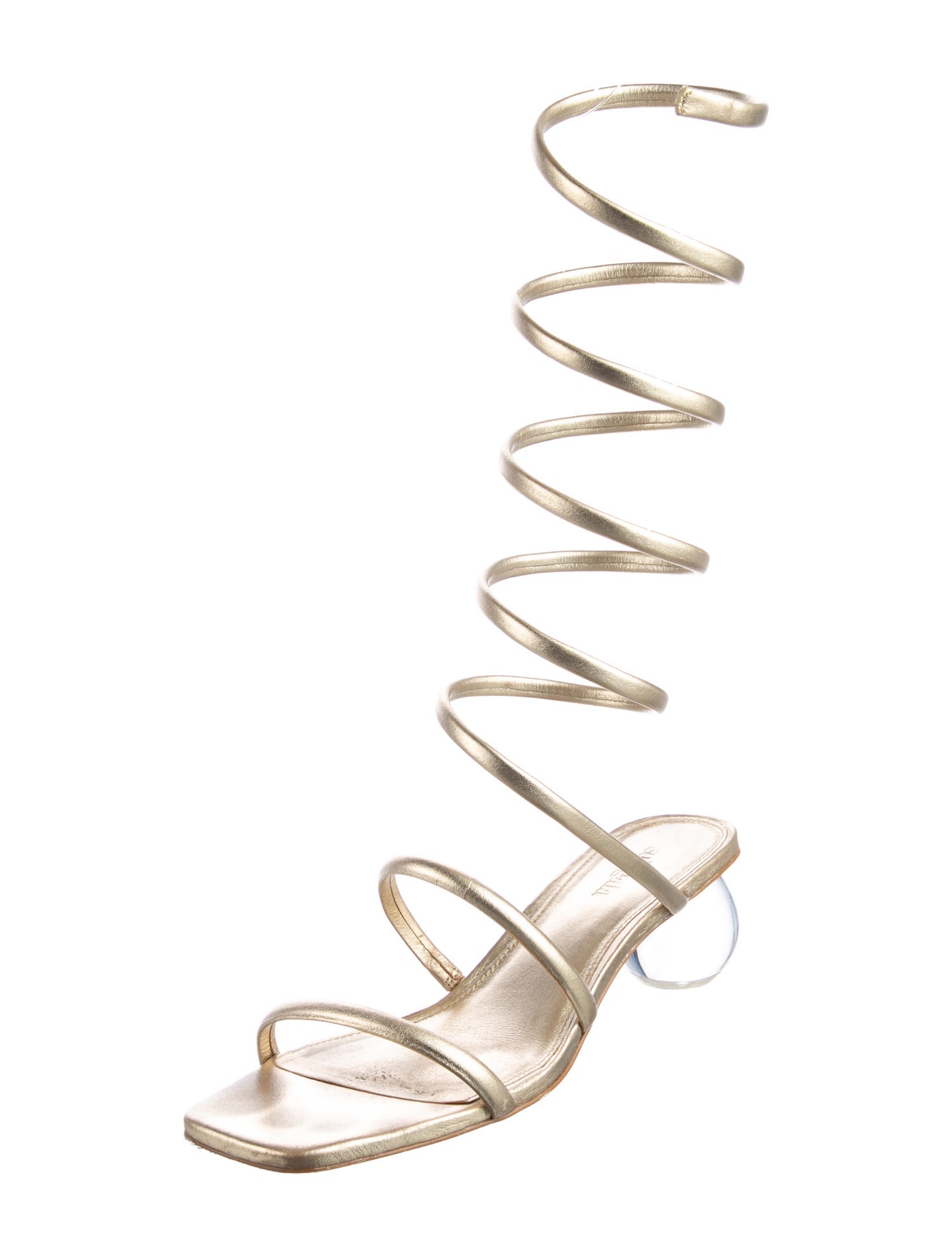 Cult Gaia Leather Gladiator Sandals