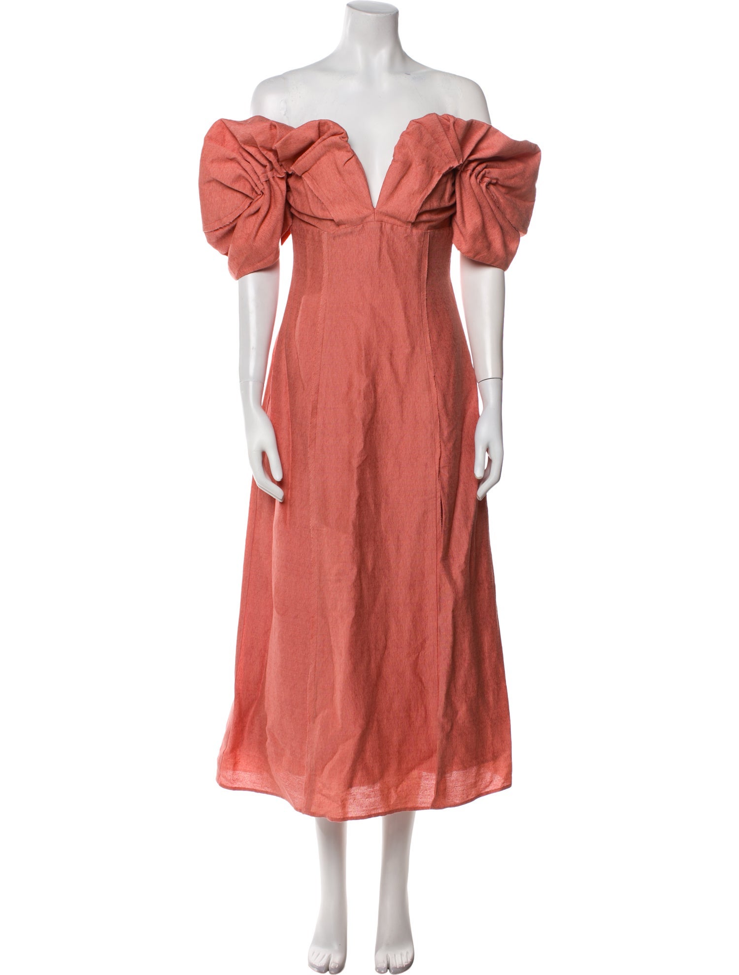 Cult Gaia Off-The-Shoulder Long Dress