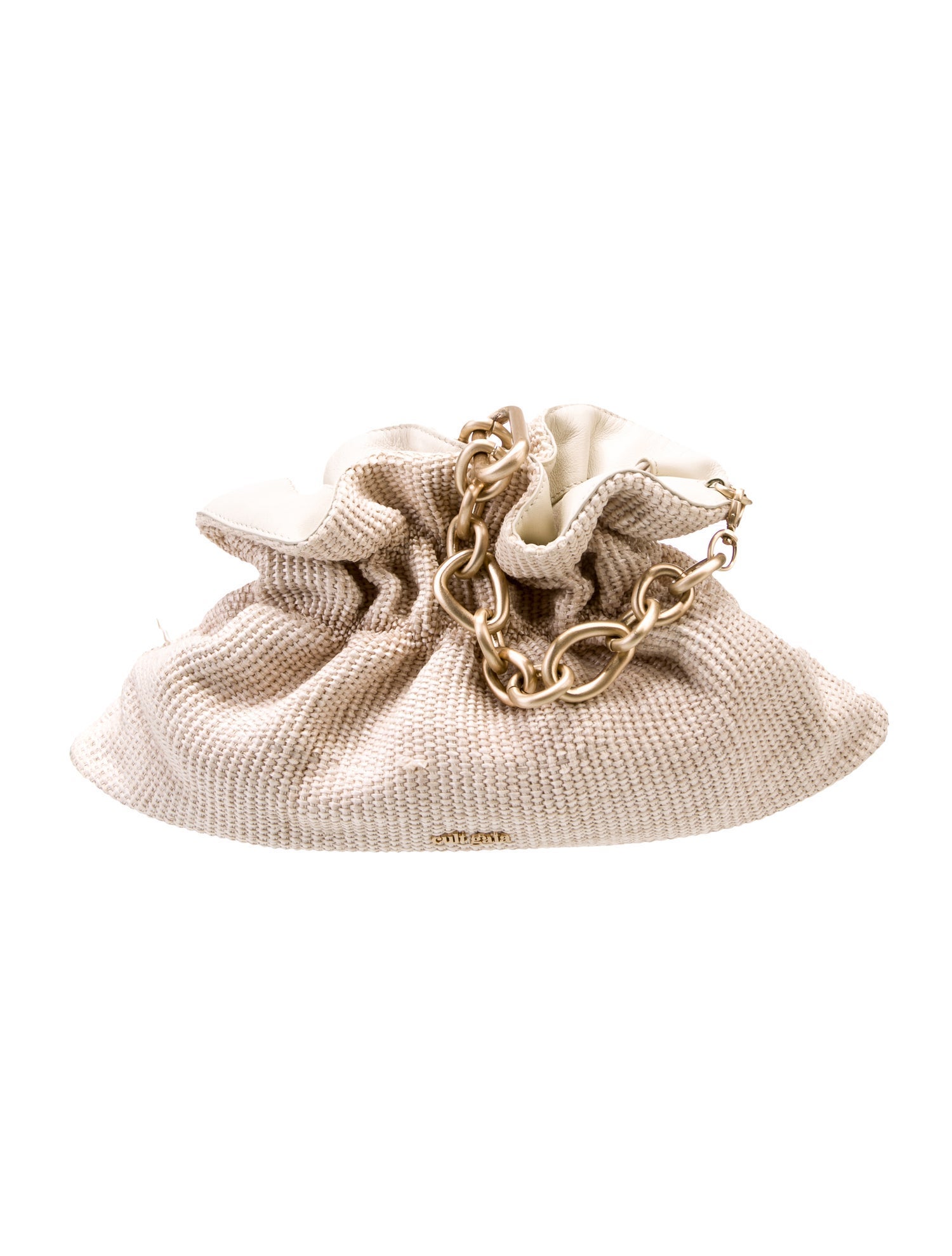 Cult Gaia Raffia Shoulder Bag