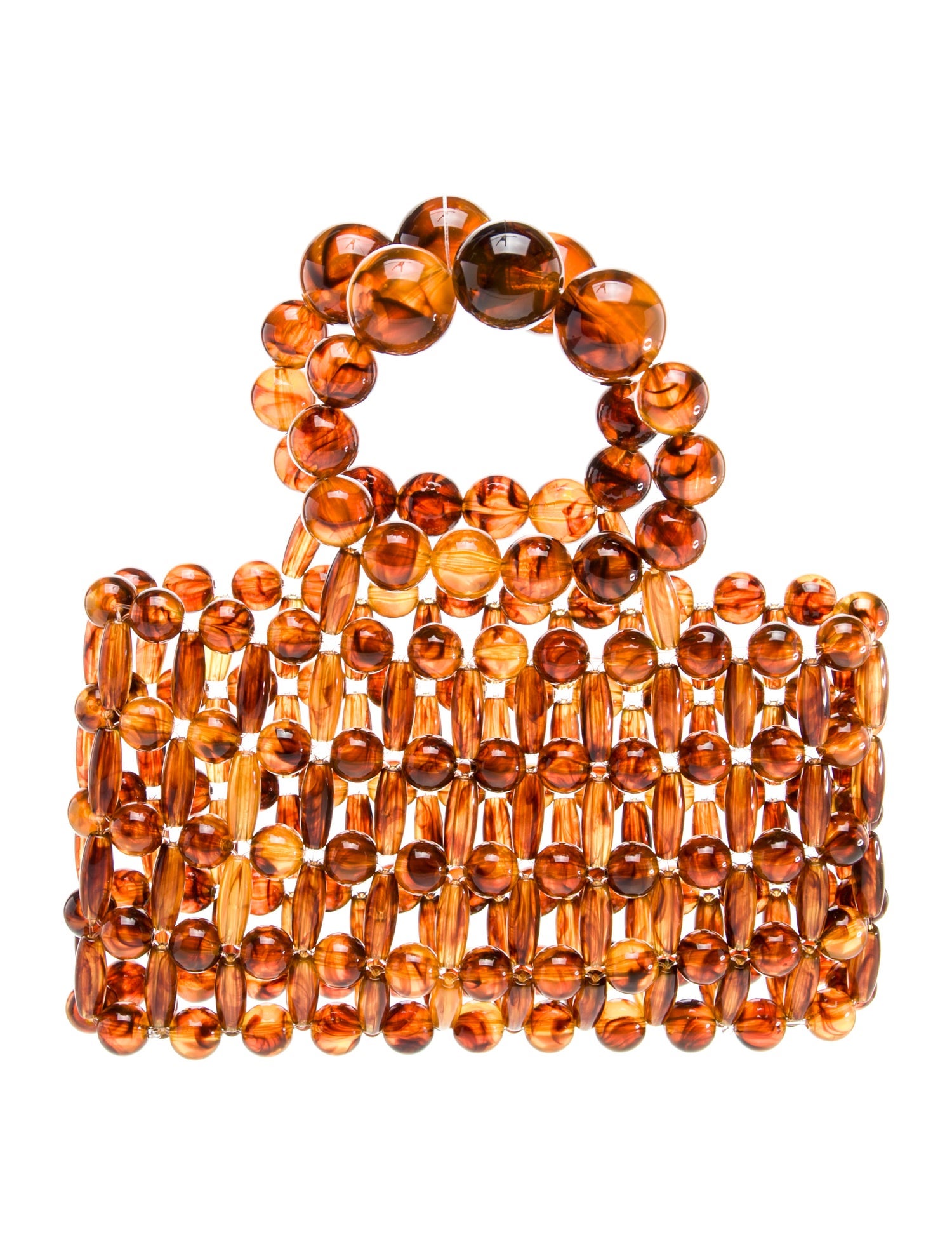 Cult Gaia Acrylic Top Handle Bag