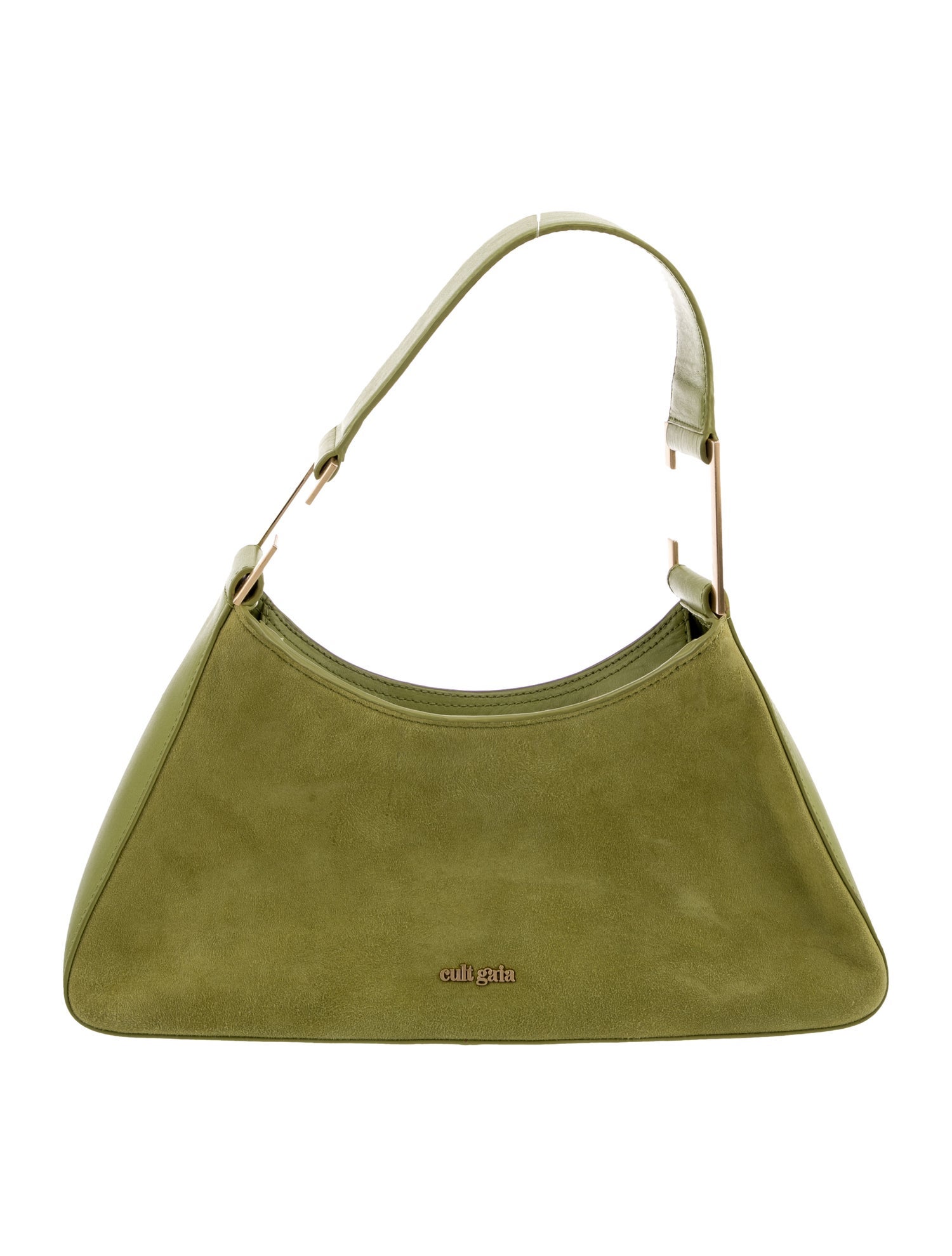 Cult Gaia Patent Leather Top Handle Bag