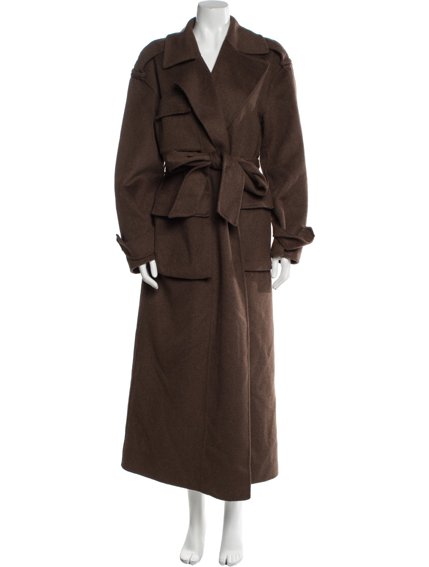 Cult Gaia Wool Trench Coat