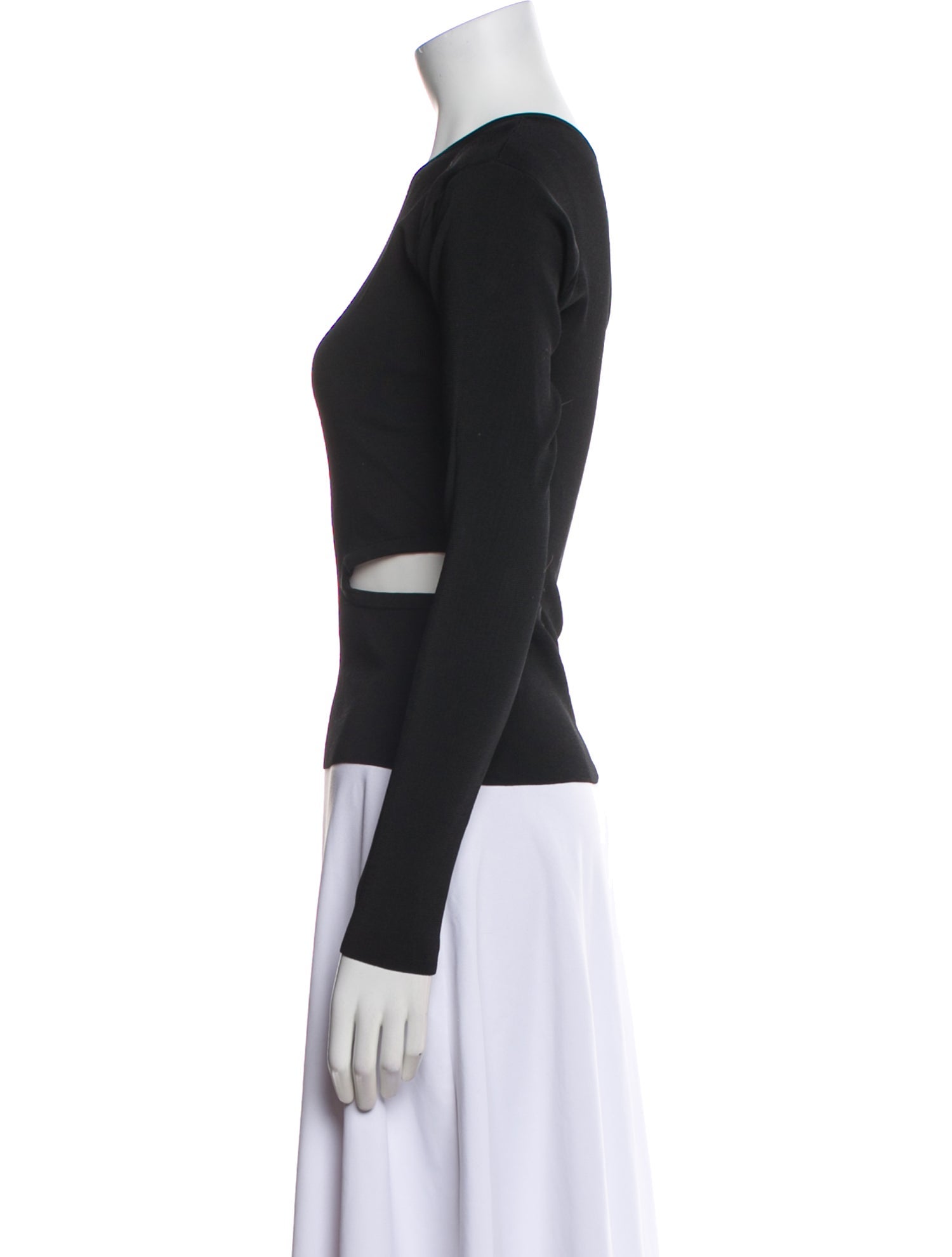 Cult Gaia One-Shoulder Long Sleeve Top