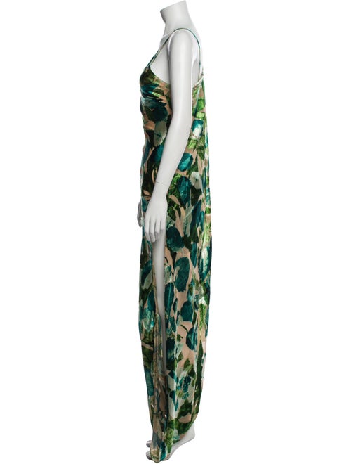 Cult Gaia Printed Long Dress