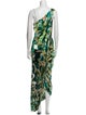 Cult Gaia Printed Long Dress