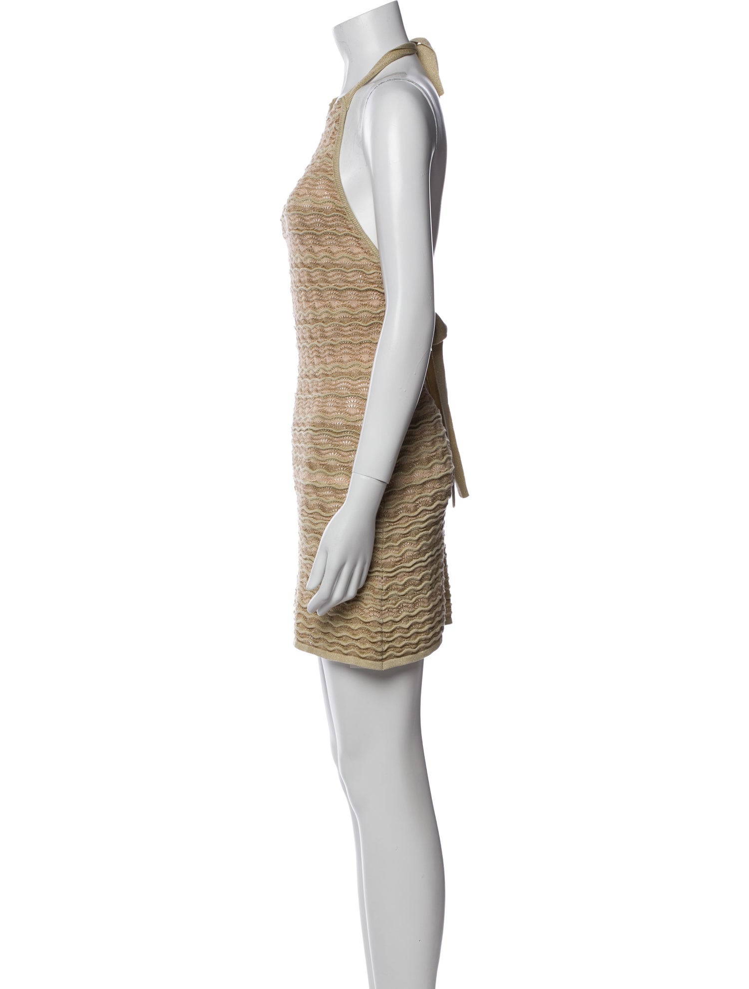 Cult Gaia Halterneck Mini Dress