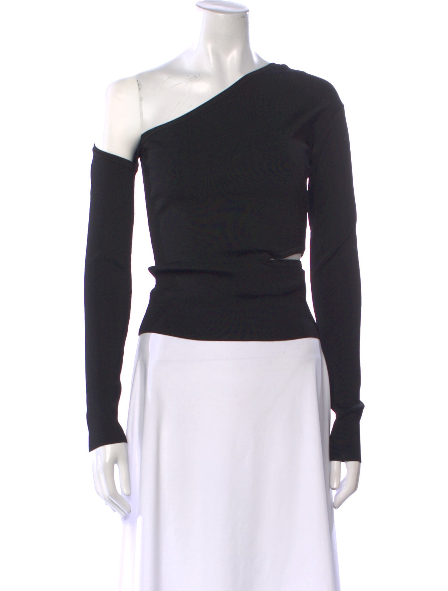 Cult Gaia One-Shoulder Long Sleeve Top