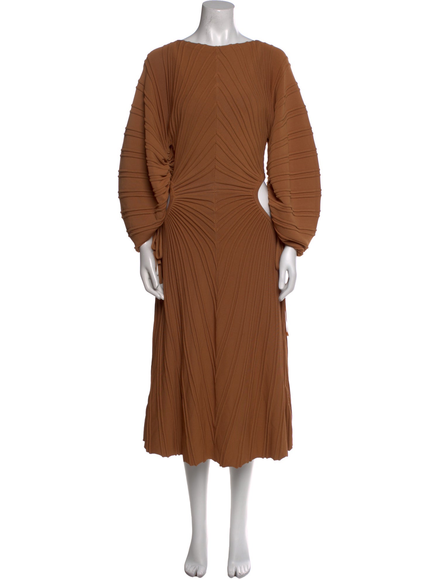 Cult Gaia Bateau Neckline Midi Length Dress