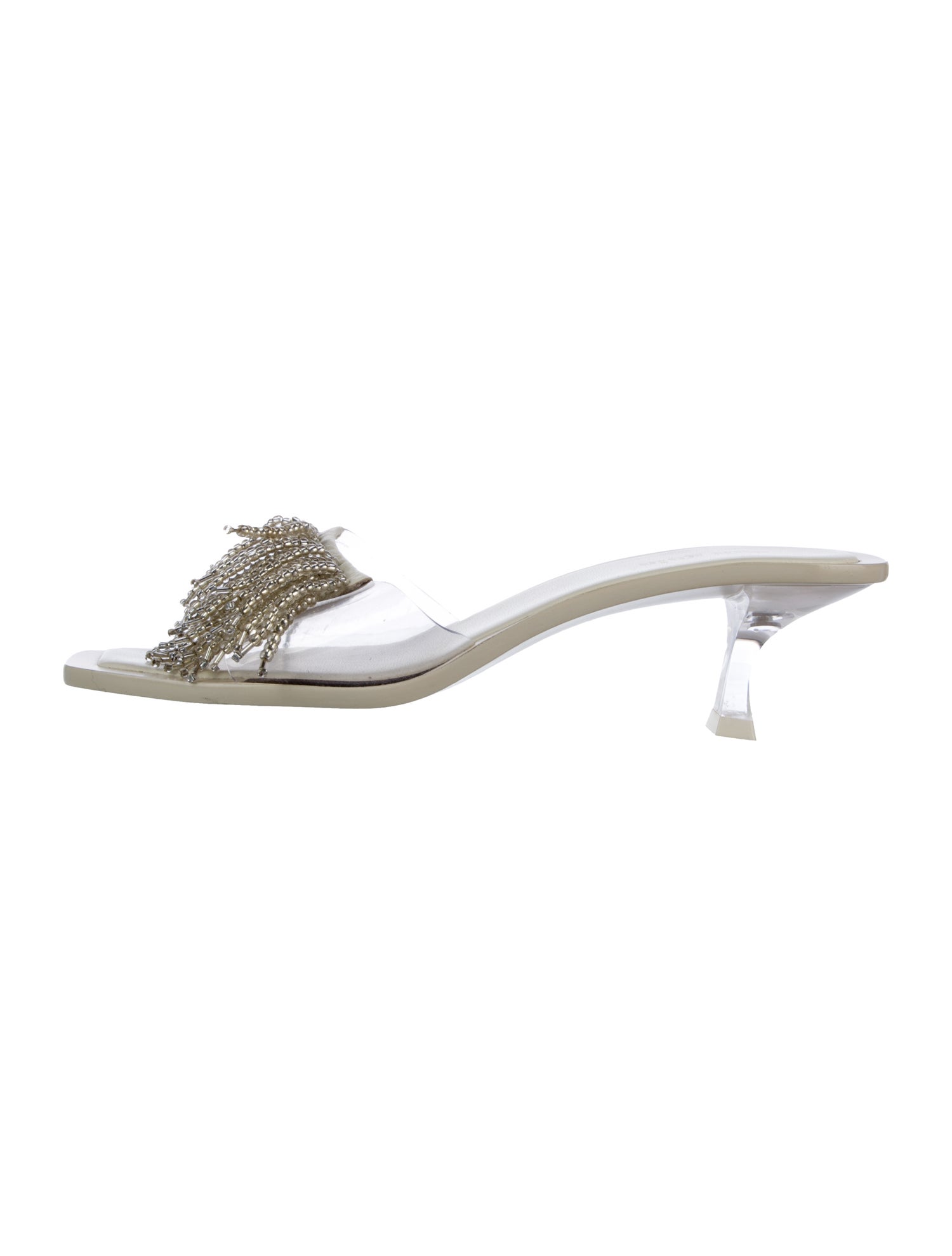 Cult Gaia PVC Beaded Accents Mules