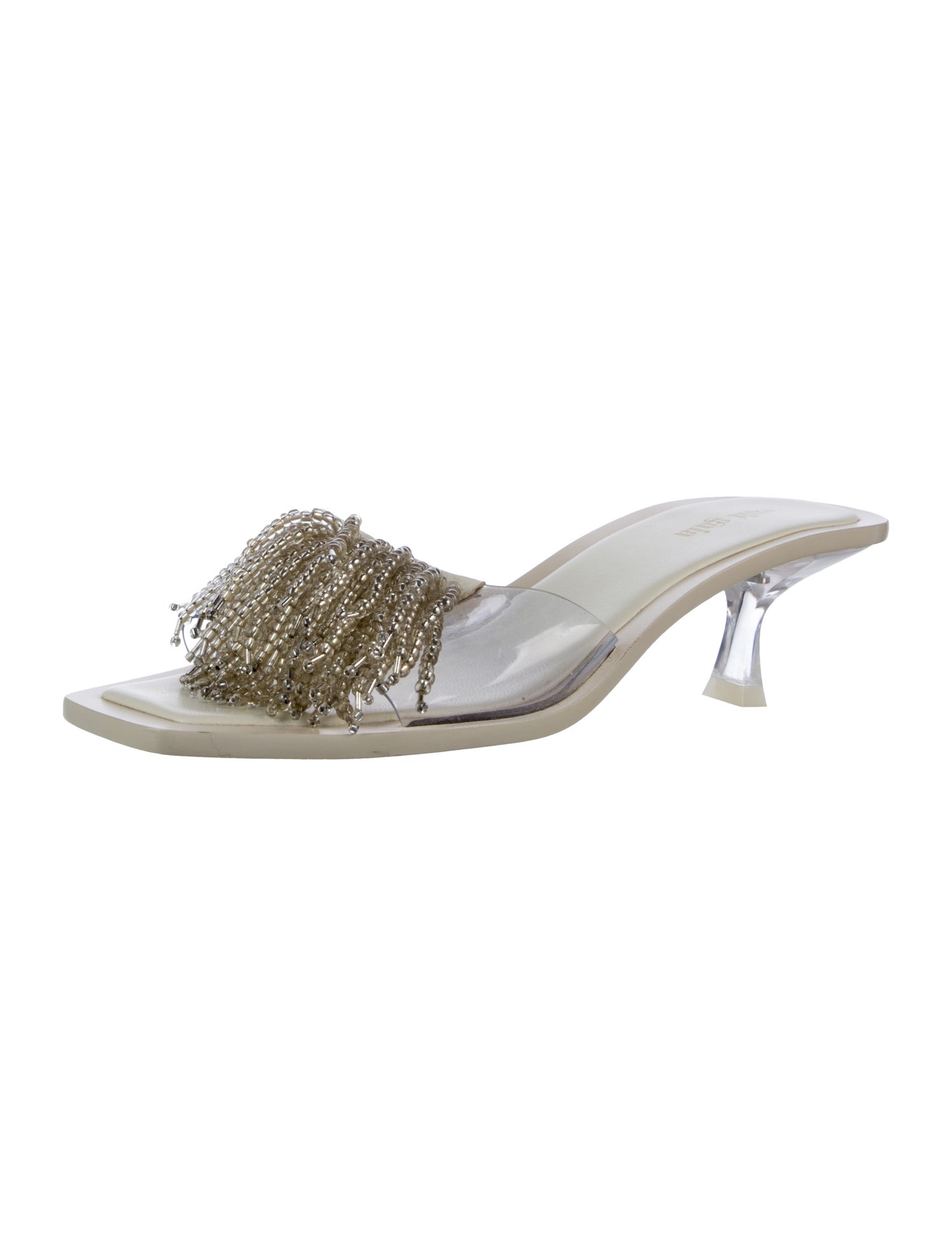Cult Gaia PVC Beaded Accents Mules