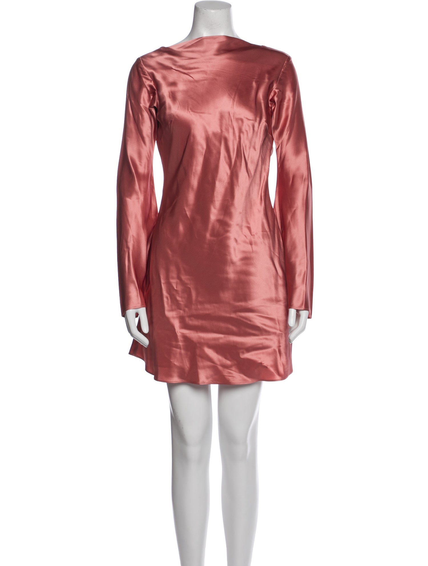 Cult Gaia Bateau Neckline Mini Dress