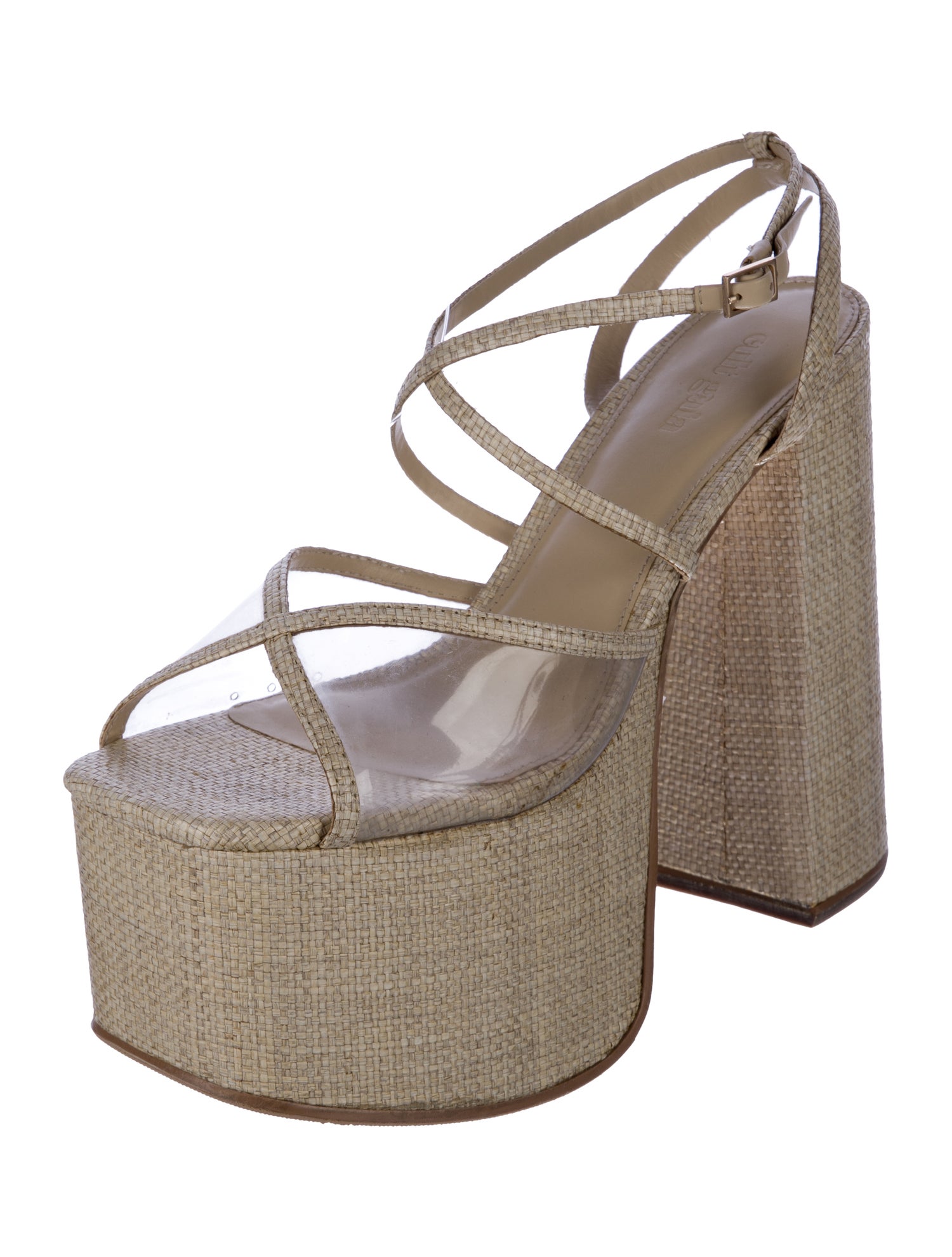 Cult Gaia Raffia Sandals