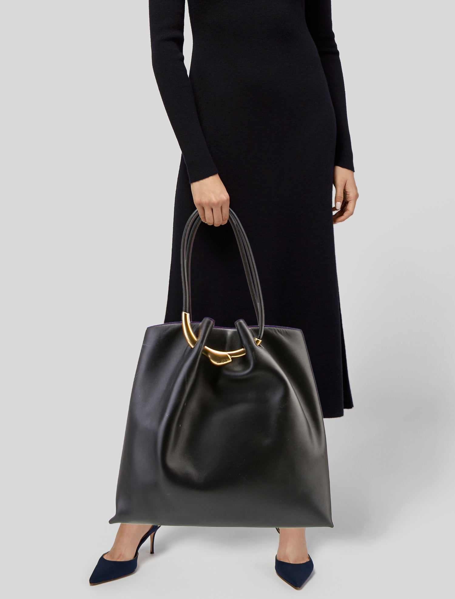 Cult Gaia Leather Shoulder Bag