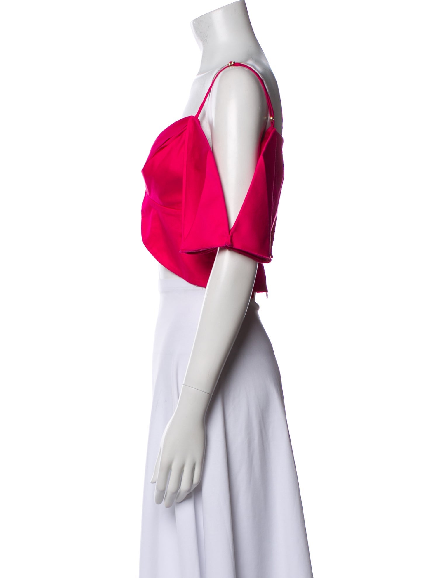 Cult Gaia Off-The-Shoulder Short Sleeve Crop Top w/ Tags