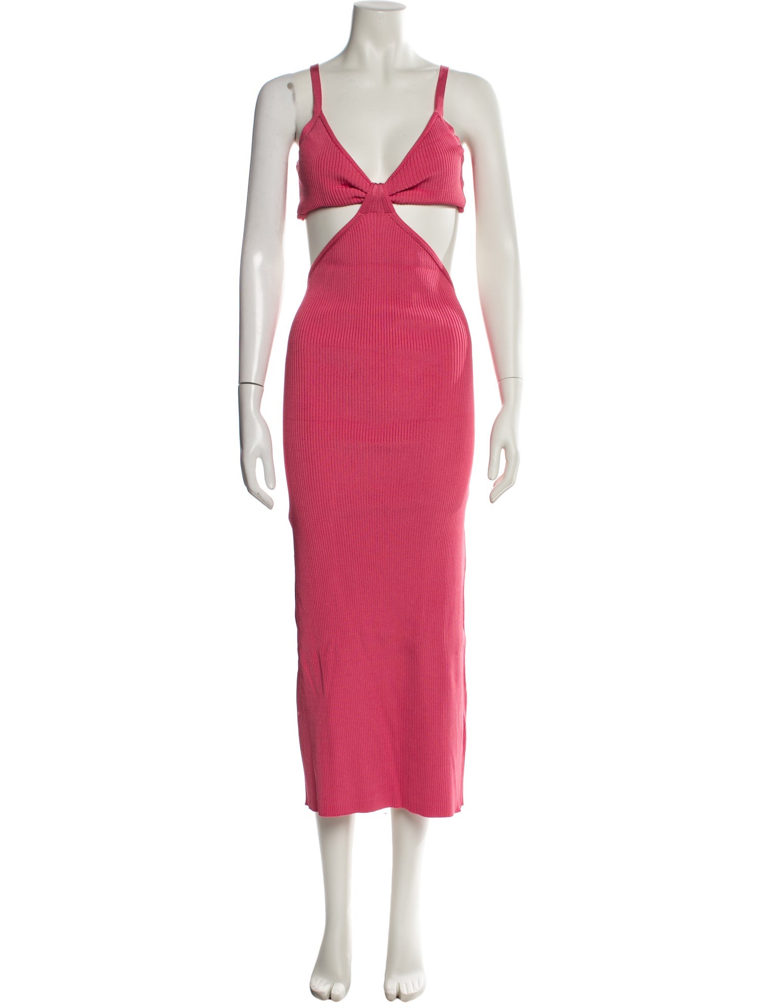 Cult Gaia V-Neck Long Dress