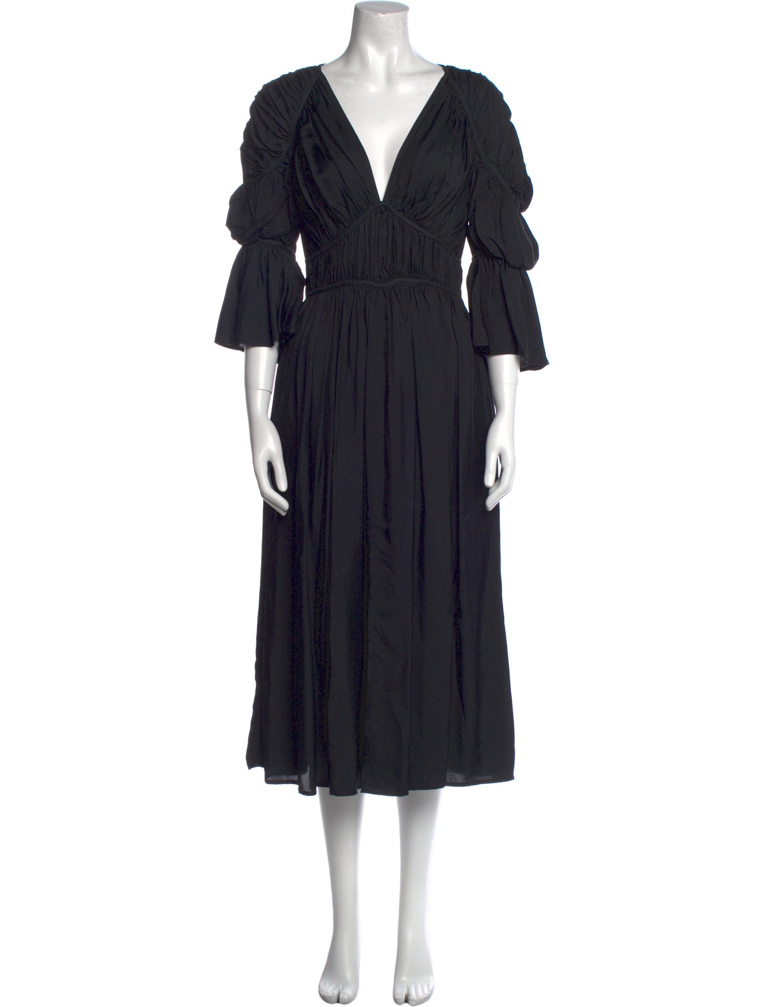 Cult Gaia V-Neck Long Dress