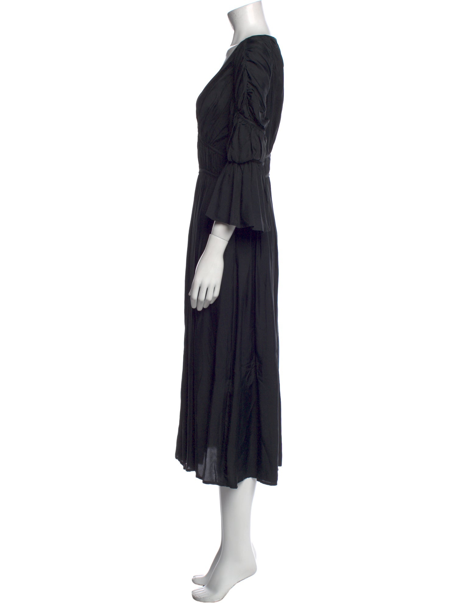 Cult Gaia V-Neck Long Dress