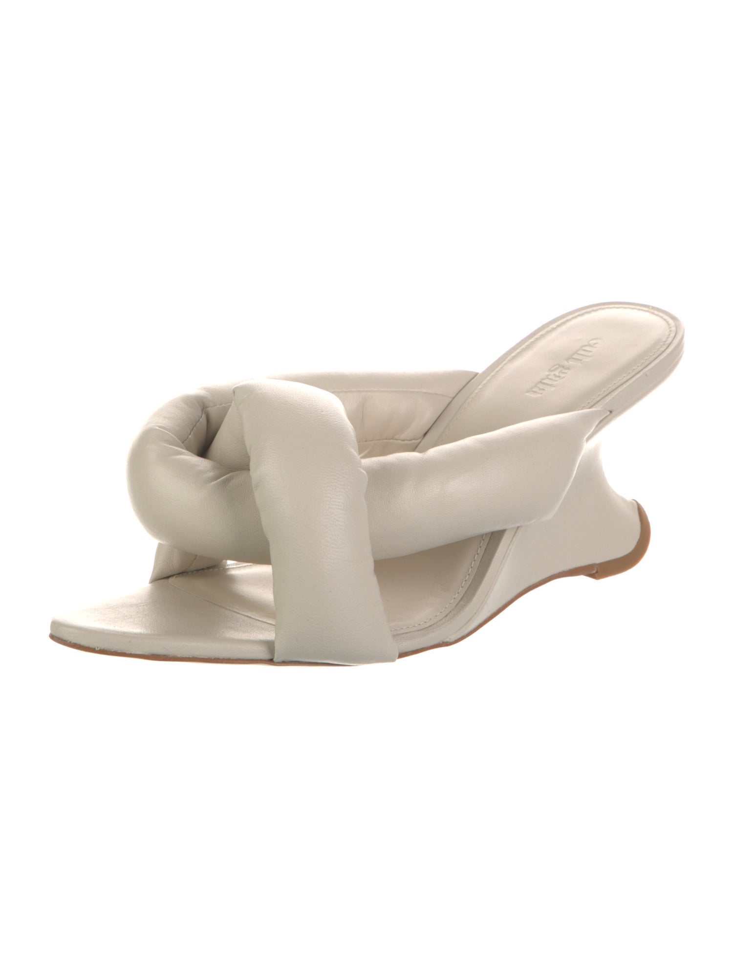 Cult Gaia Leather Slides