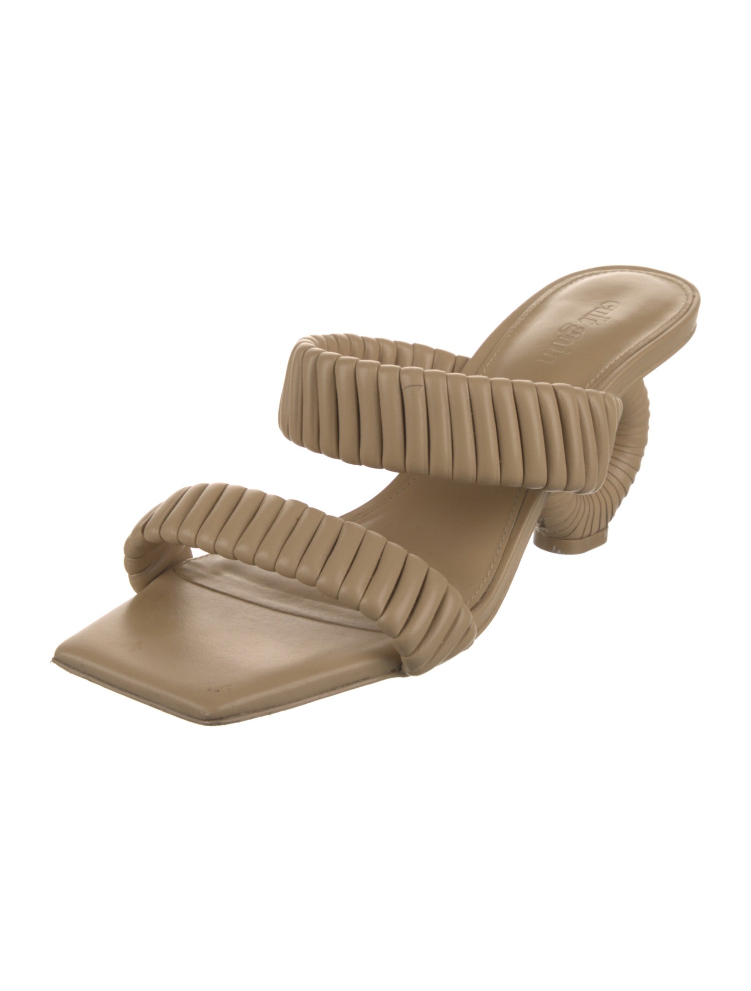 Cult Gaia Leather Slides