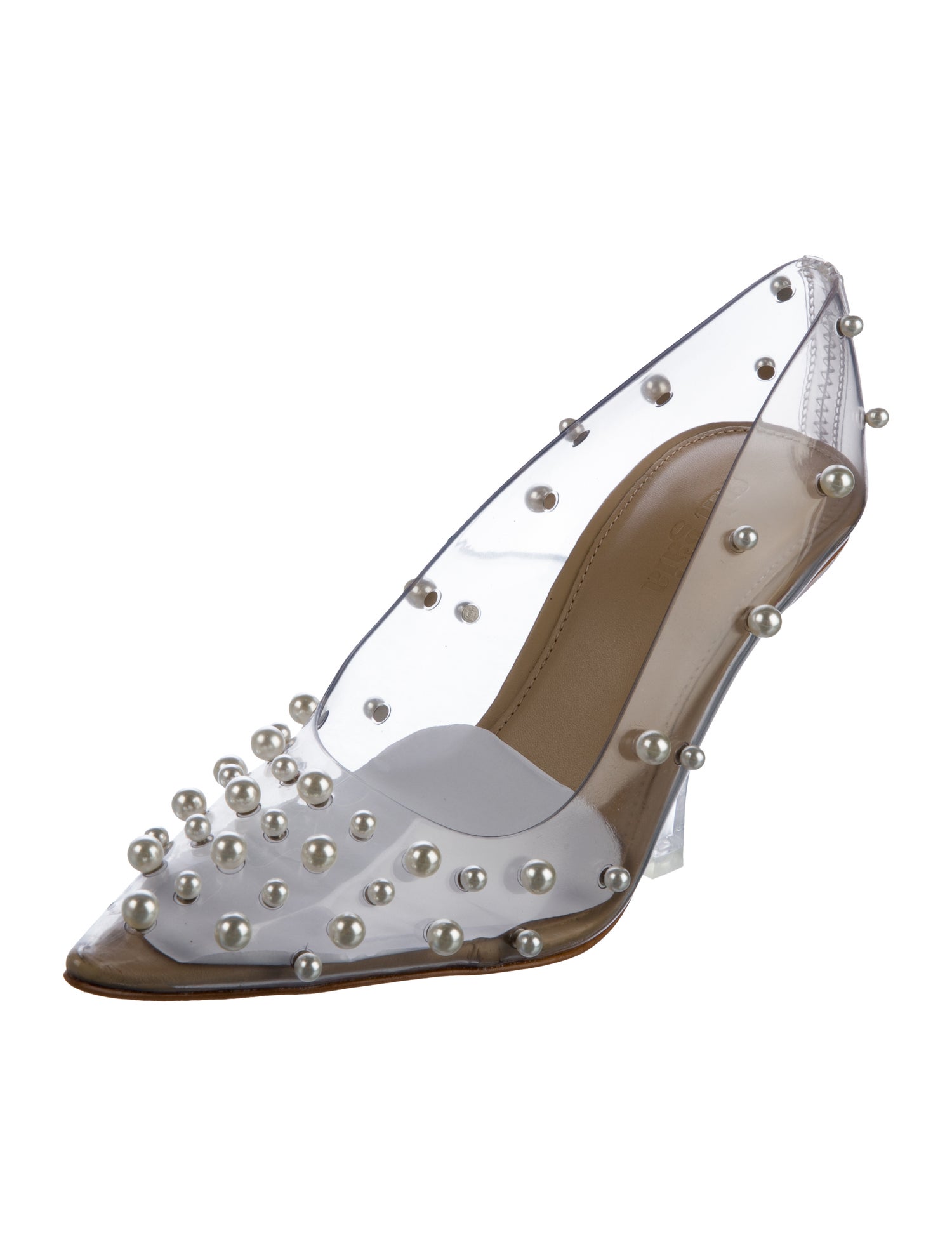 Cult Gaia PVC Beaded Accents Pumps