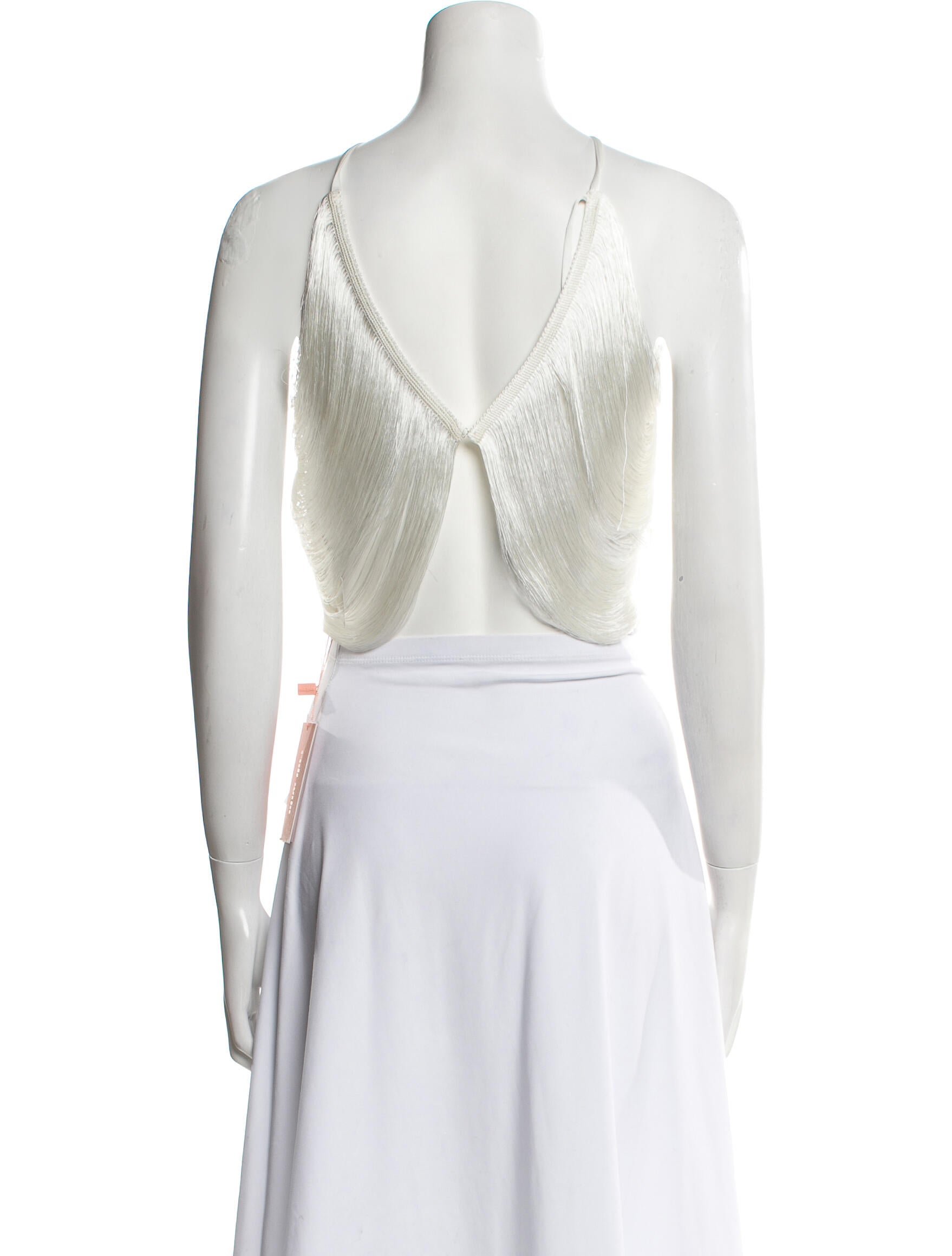 Cult Gaia Halterneck Sleeveless Crop Top w/ Tags