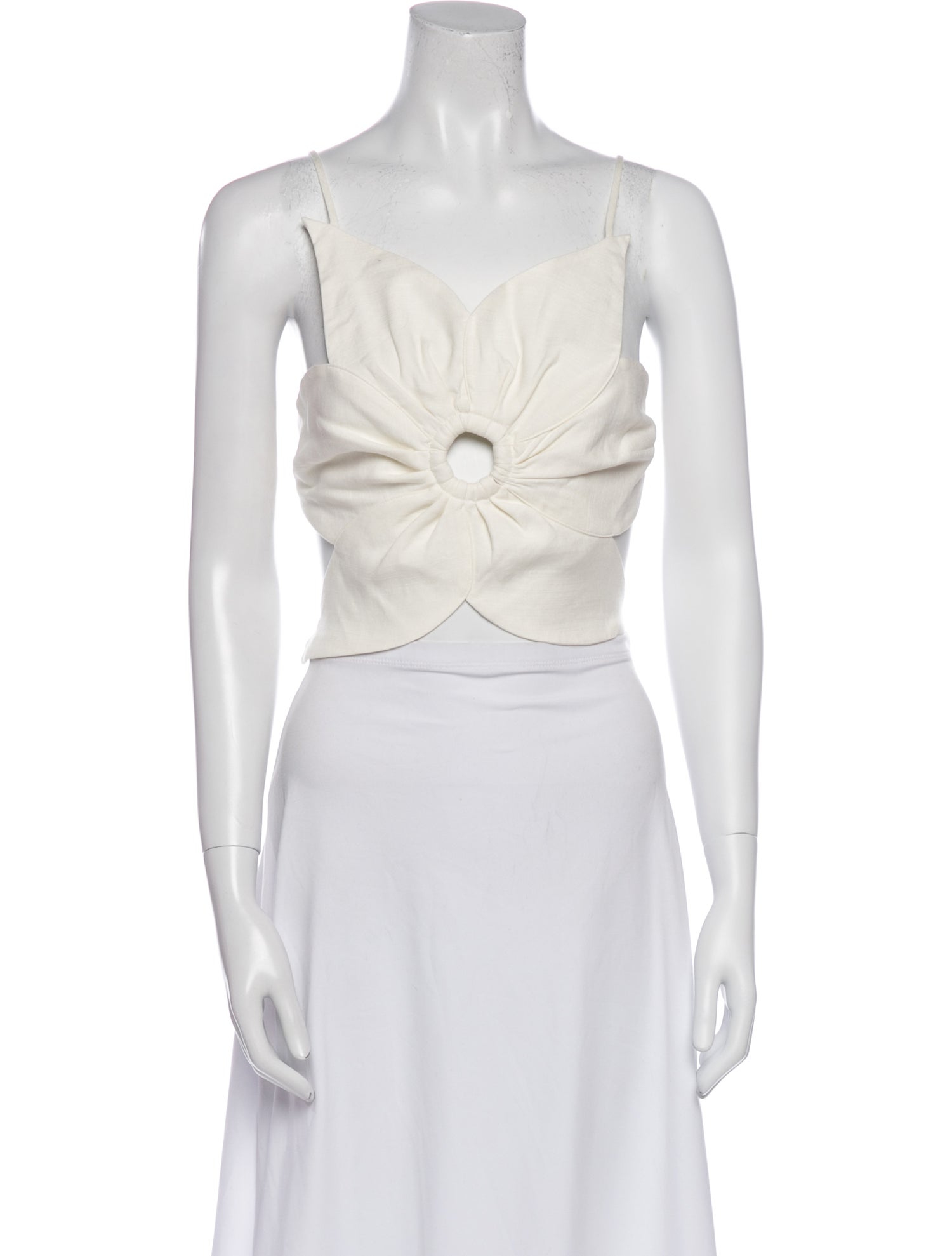 Cult Gaia Strapless Crop Top