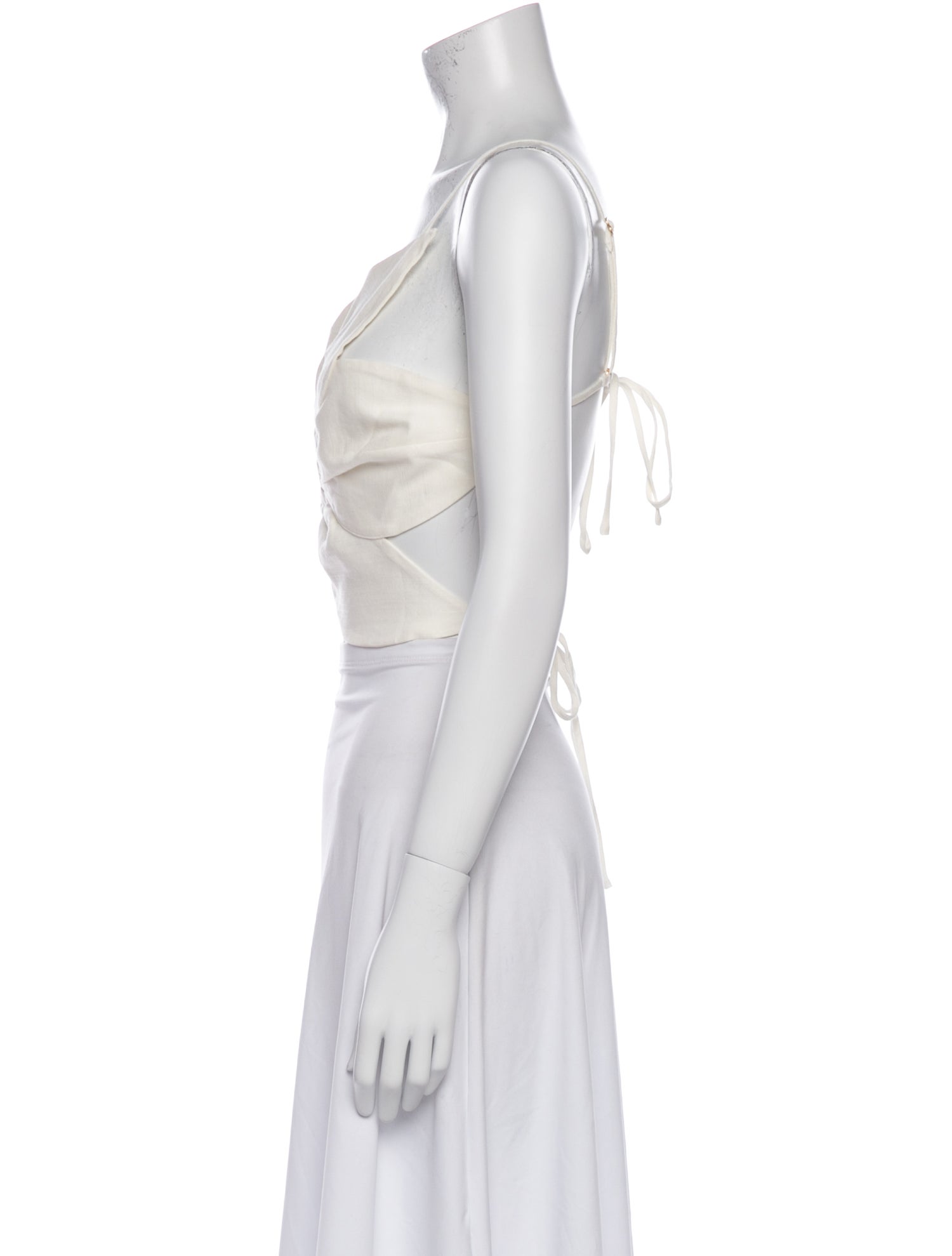 Cult Gaia Strapless Crop Top