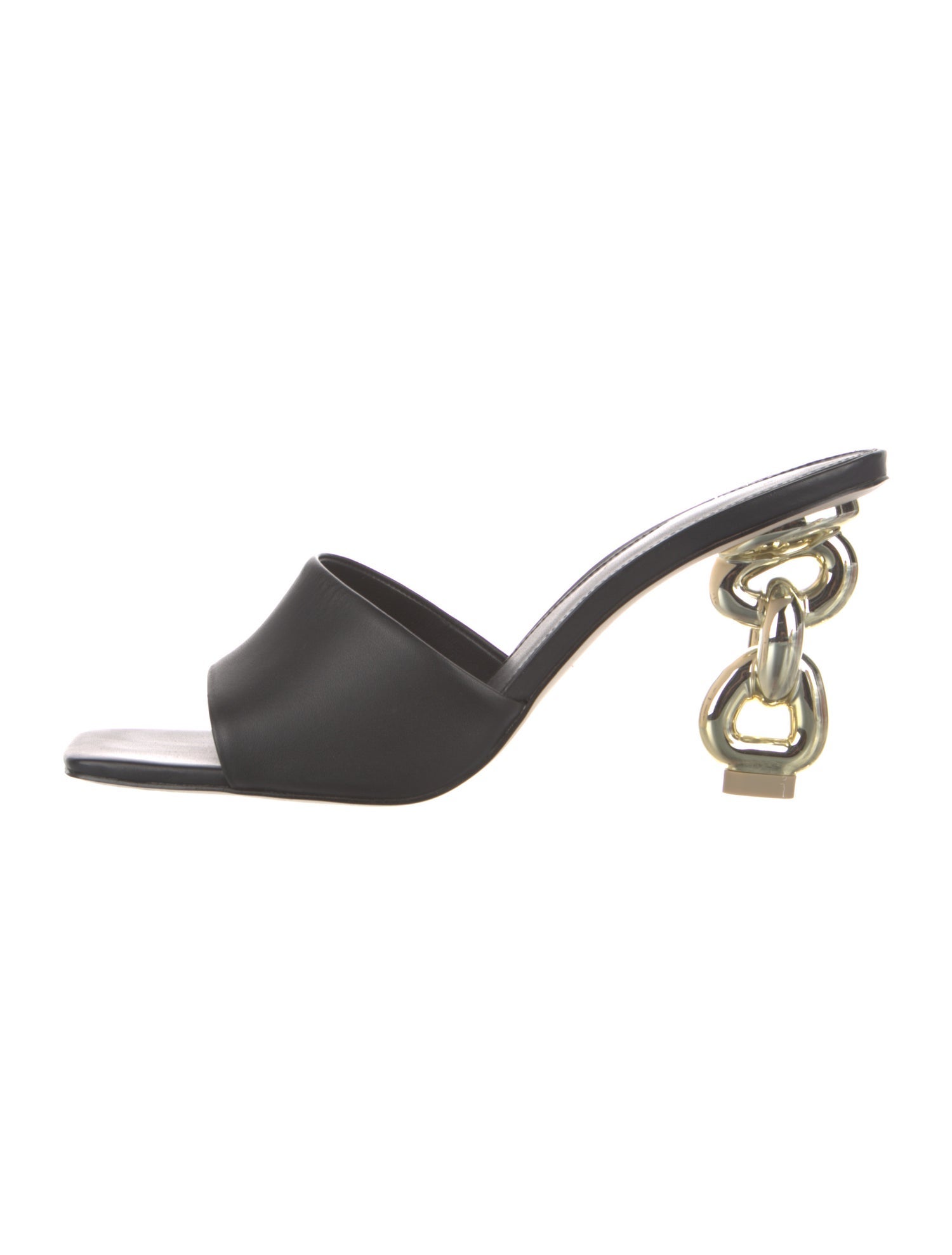 Cult Gaia Leather Slides