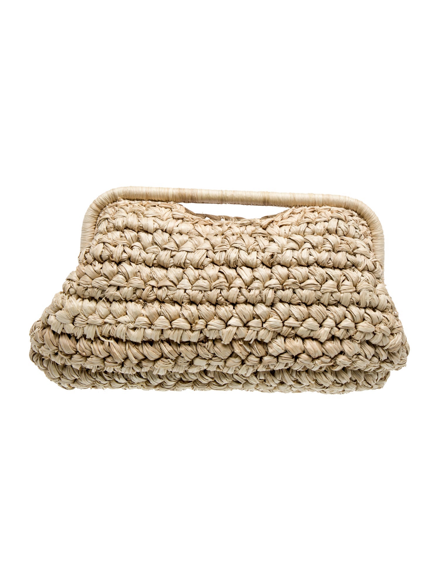 Cult Gaia Raffia Top Handle Bag