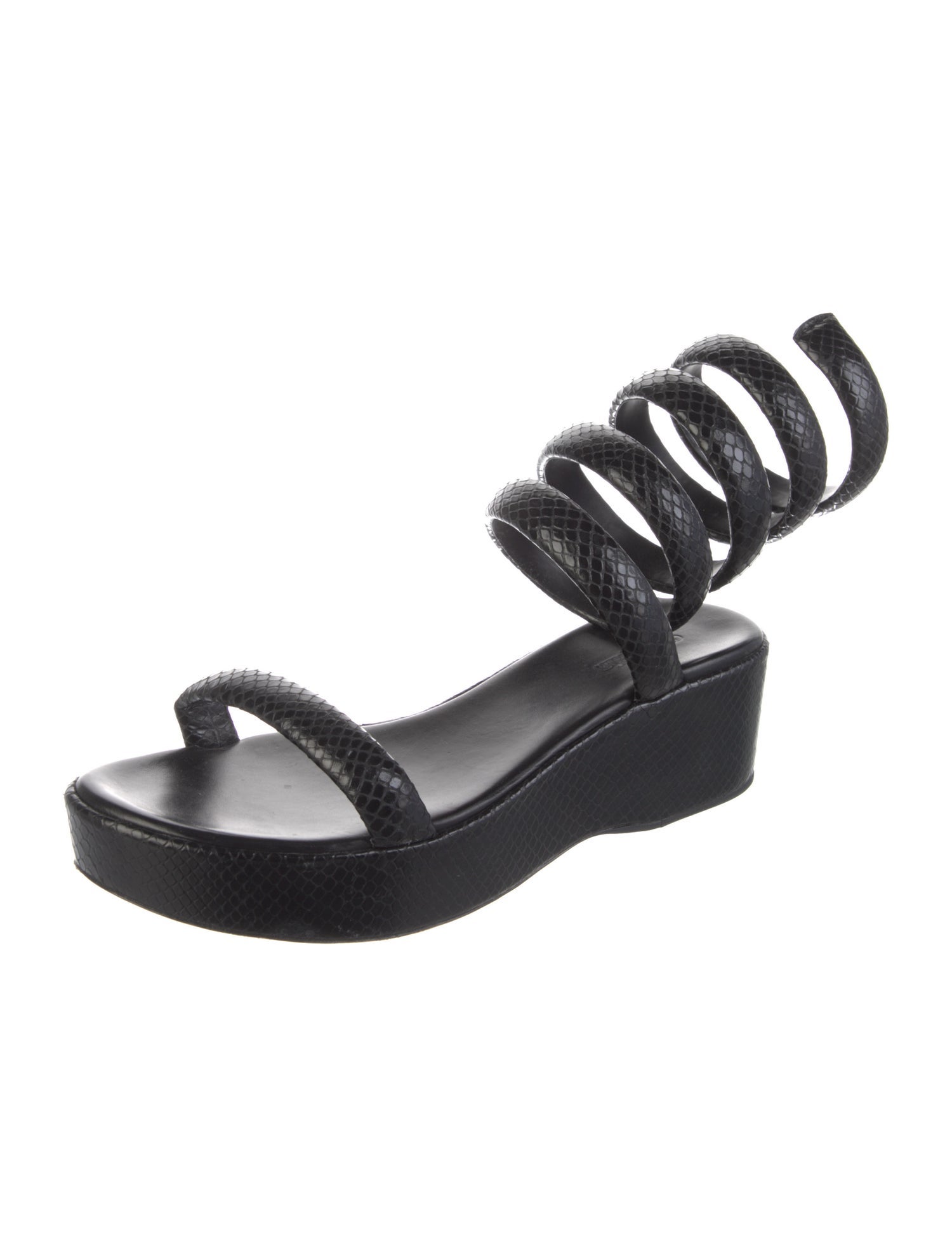 Cult Gaia Leather Slingback Sandals