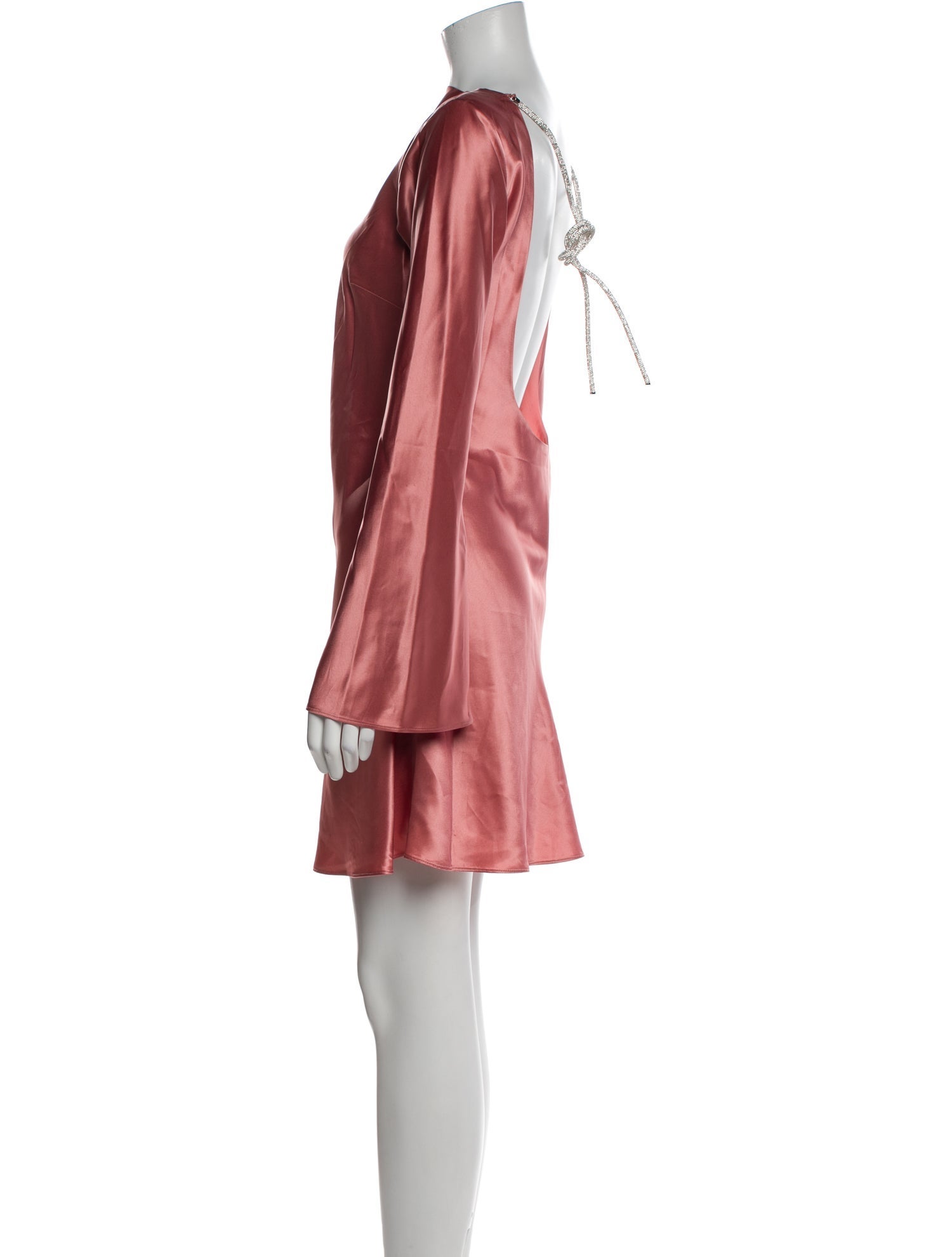 Cult Gaia Bateau Neckline Mini Dress