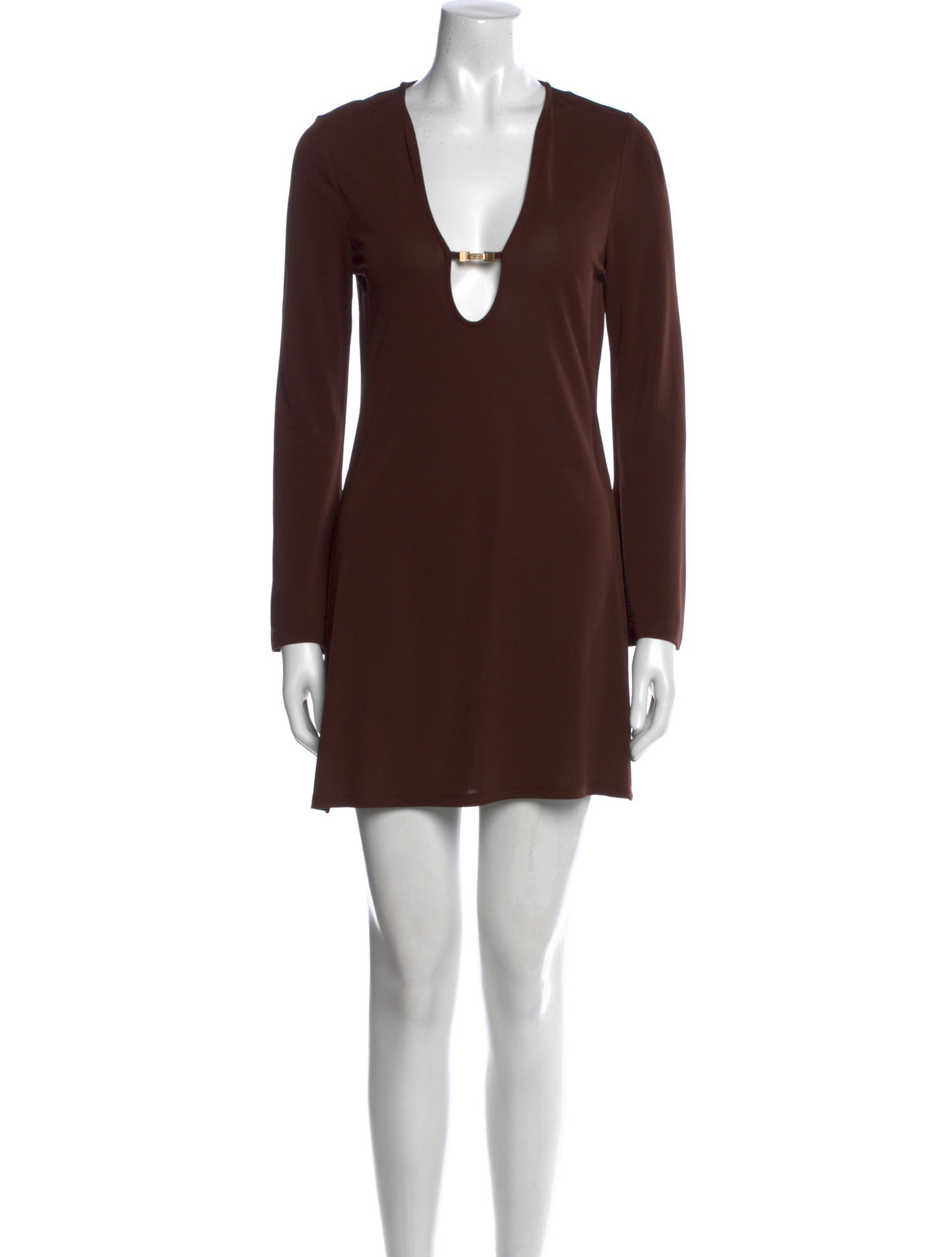 Cult Gaia V-Neck Mini Dress