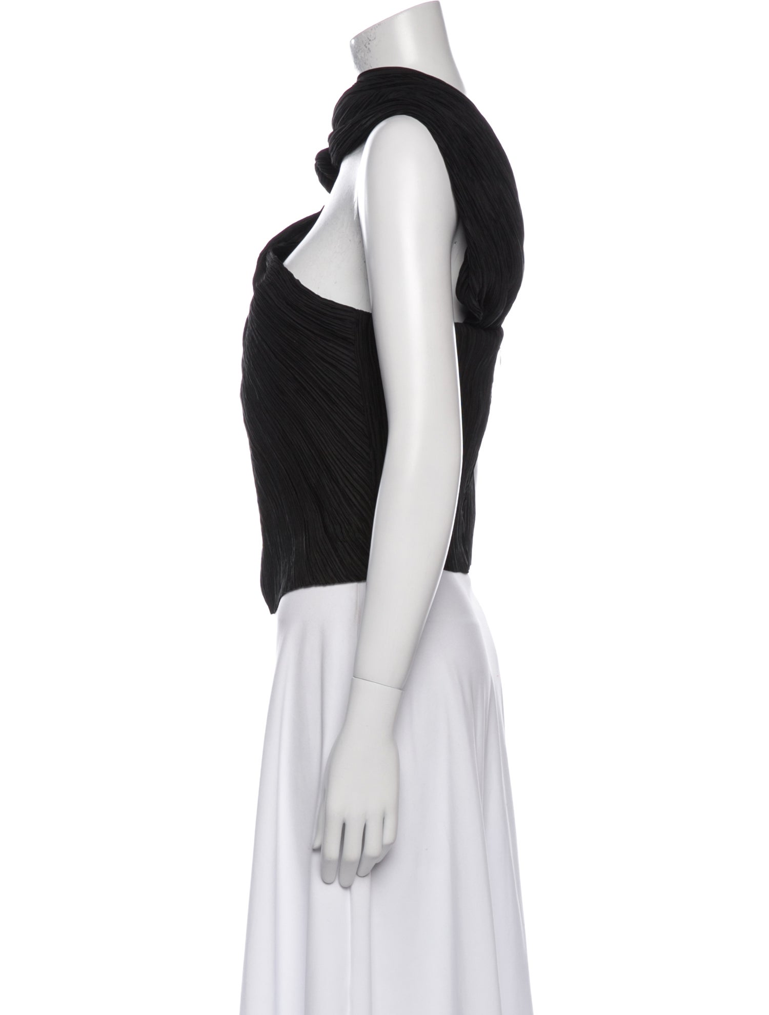 Cult Gaia One-Shoulder Sleeveless Crop Top w/ Tags