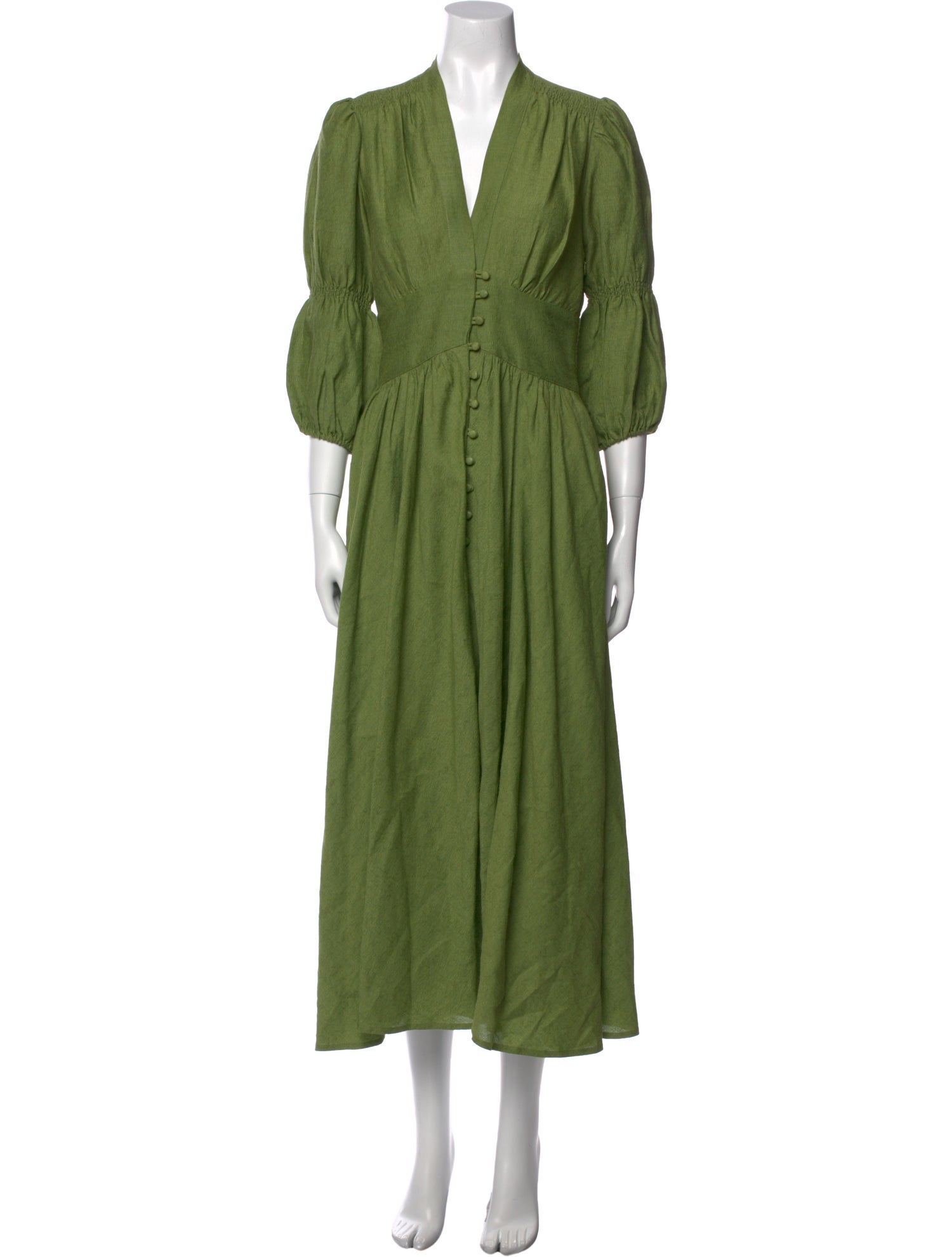 Cult Gaia V-Neck Long Dress