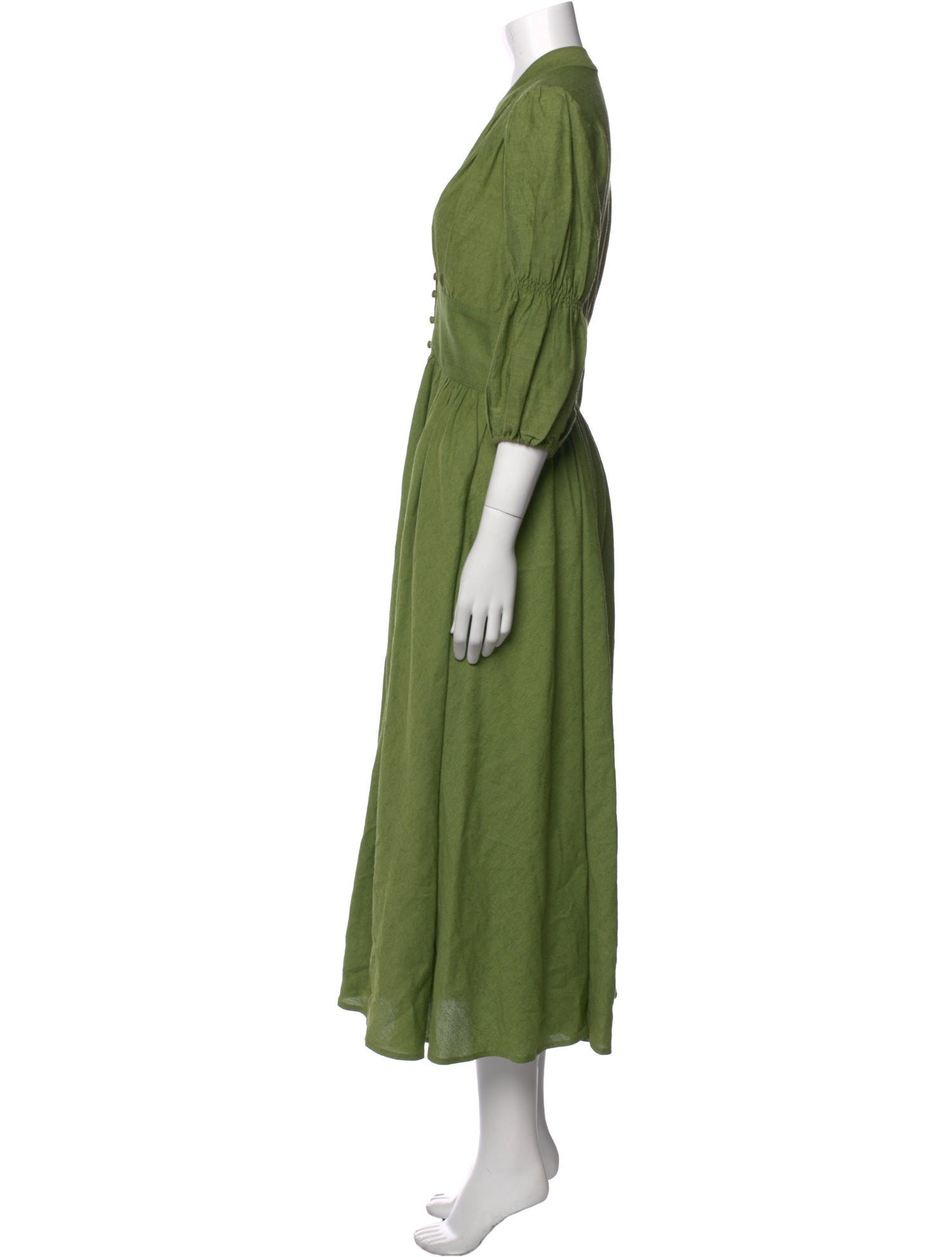 Cult Gaia V-Neck Long Dress