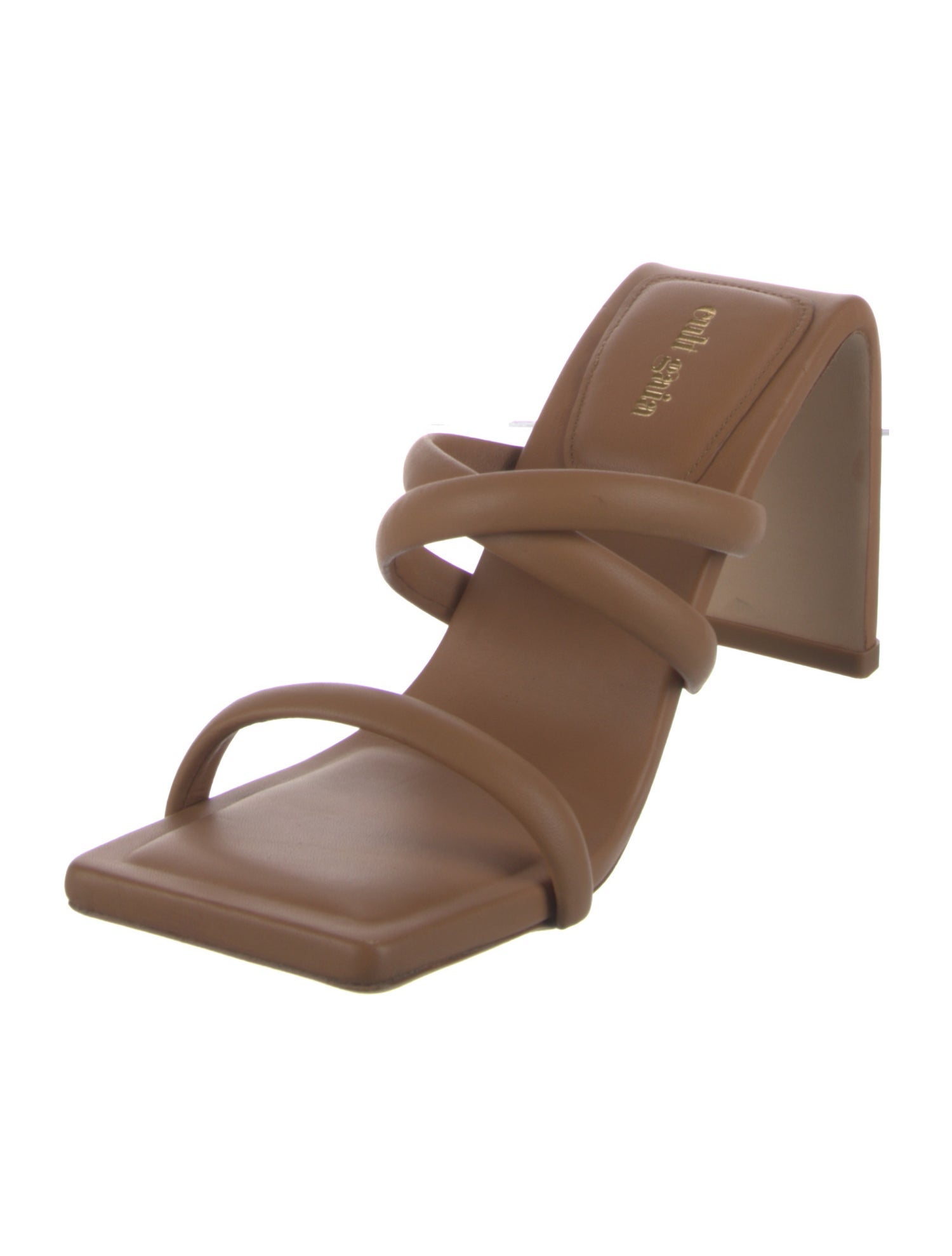 Cult Gaia Leather Gladiator Sandals