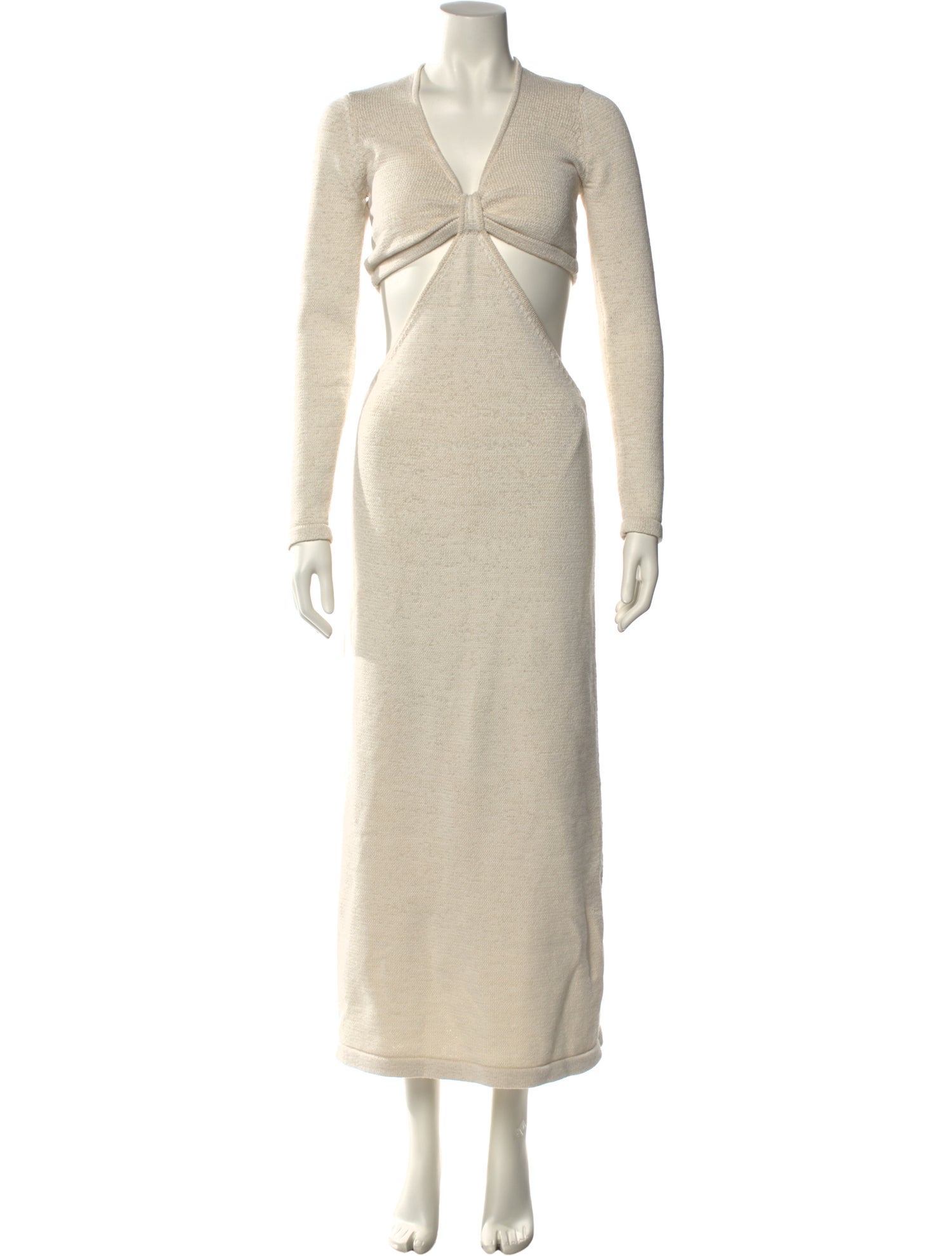 Cult Gaia V-Neck Long Dress