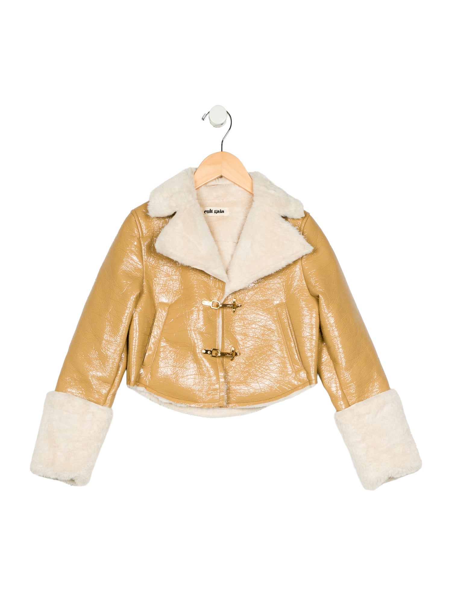 Cult Gaia Girls' Faux Fur Jacket