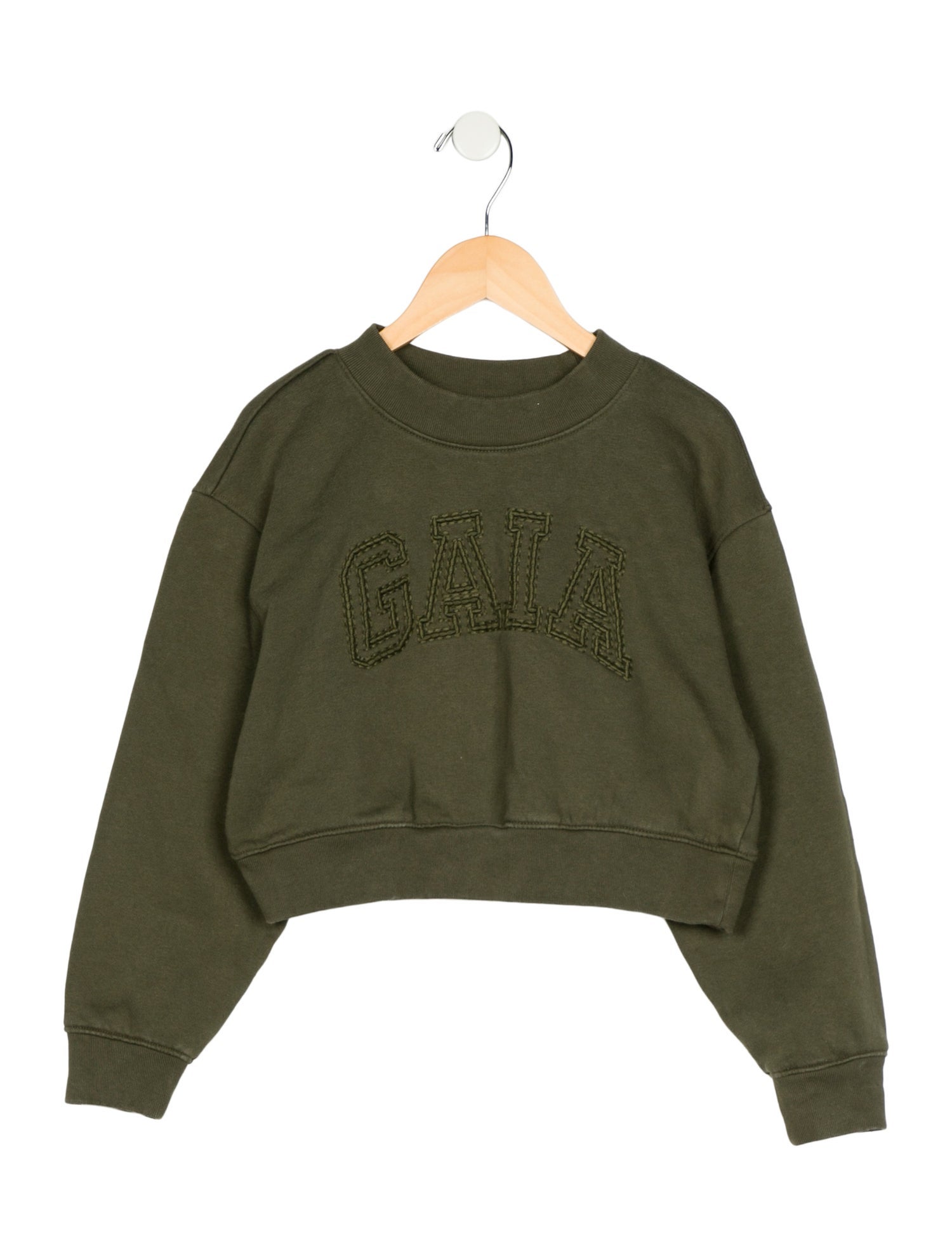 GAP x Cult Gaia Girls' Embroidered Long Sleeve Top