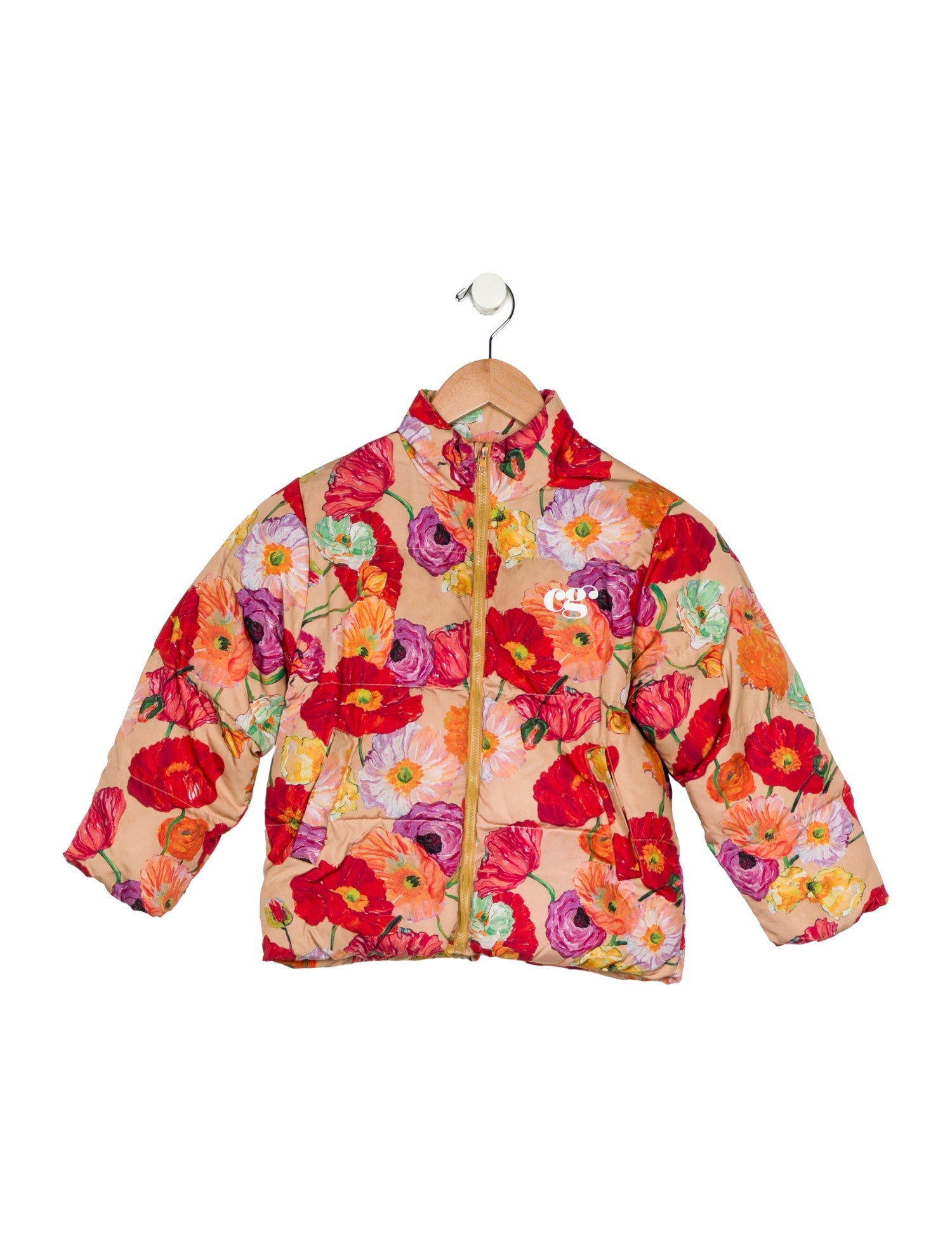 Cult Gaia Girls' Print Down Jacket